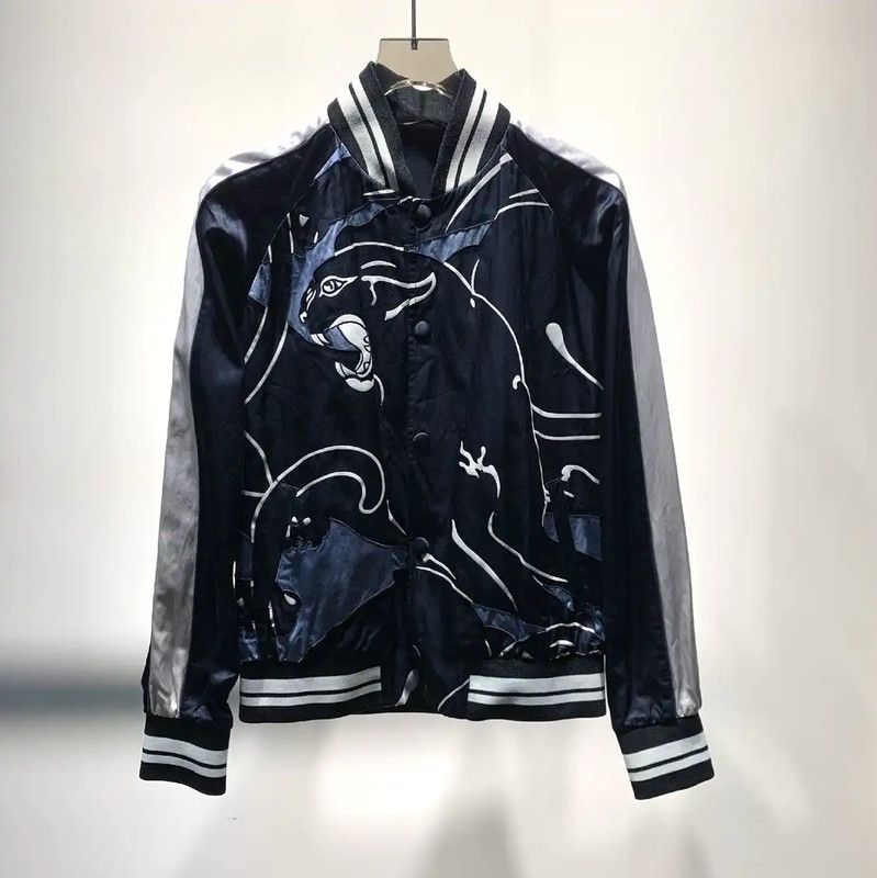Valentino Valentino Multi-Color Silk Men's Outerwear 0089 Size US M / EU 48-50 / 2 - 1 Thumbnail
