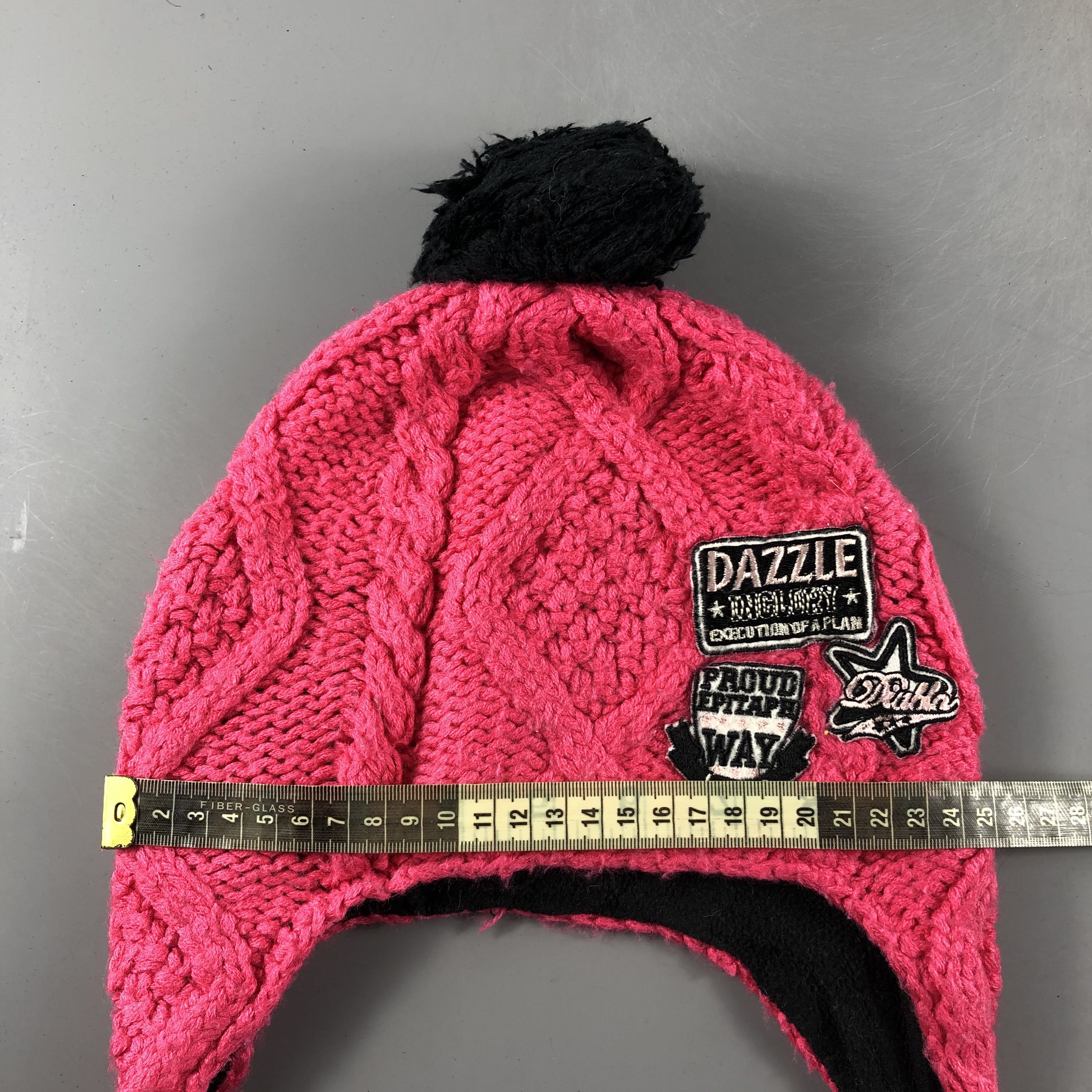 Vintage Womens Ear Flap Hat Beanie Snow Hat Snow Cap -D448 Size ONE SIZE - 4 Thumbnail