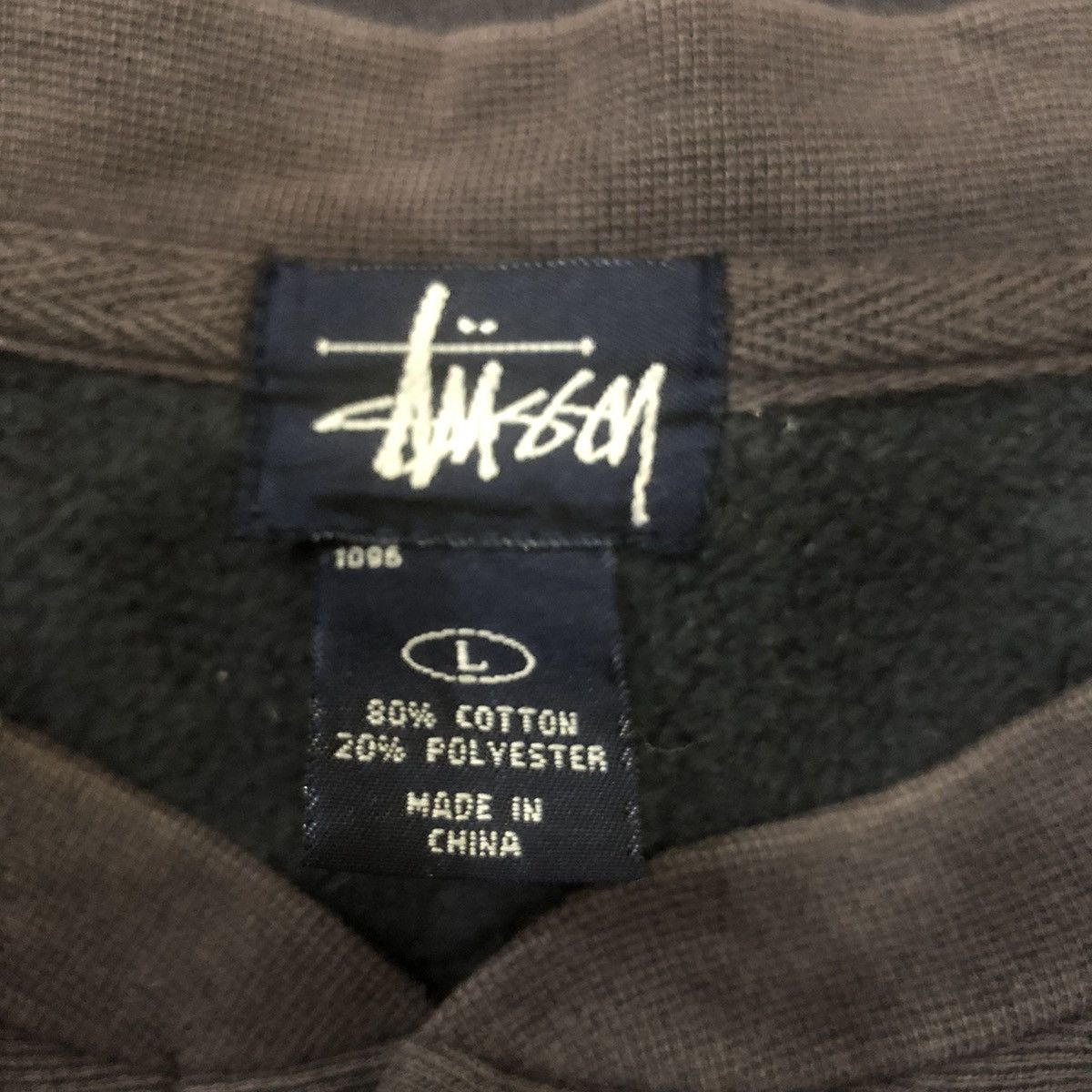 Stussy Faded Black Stussy Button Up Sweater Size US L / EU 52-54 / 3 - 6 Thumbnail