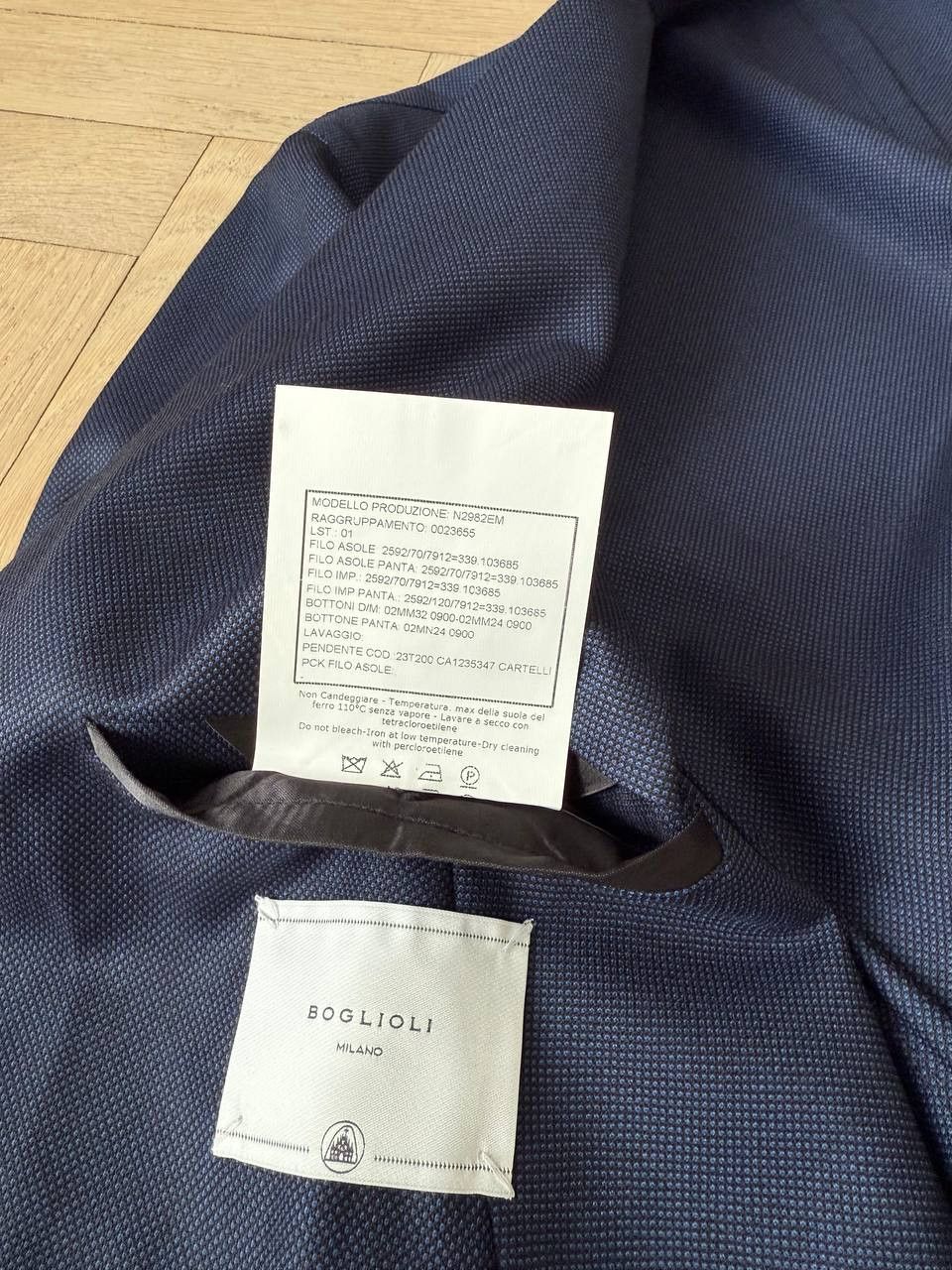 Boglioli Boglioli Milano Navy Summer Blazer Size 48R - 5 Thumbnail