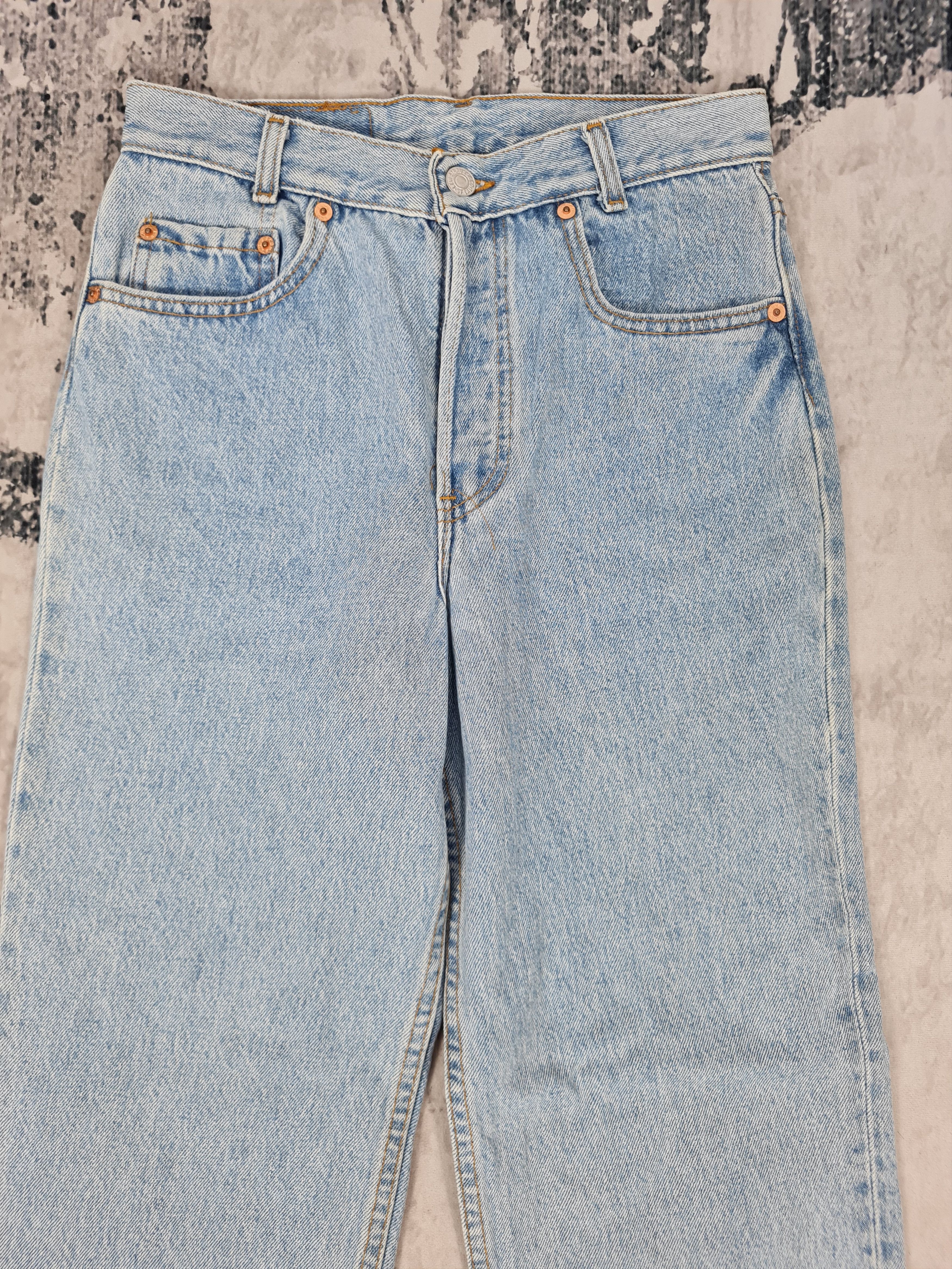 Levi's Vtg 90's LEVIS 501 Faded Light Blue Jeans L0387 Size 27X28.5 Size US 27 - 4 Thumbnail