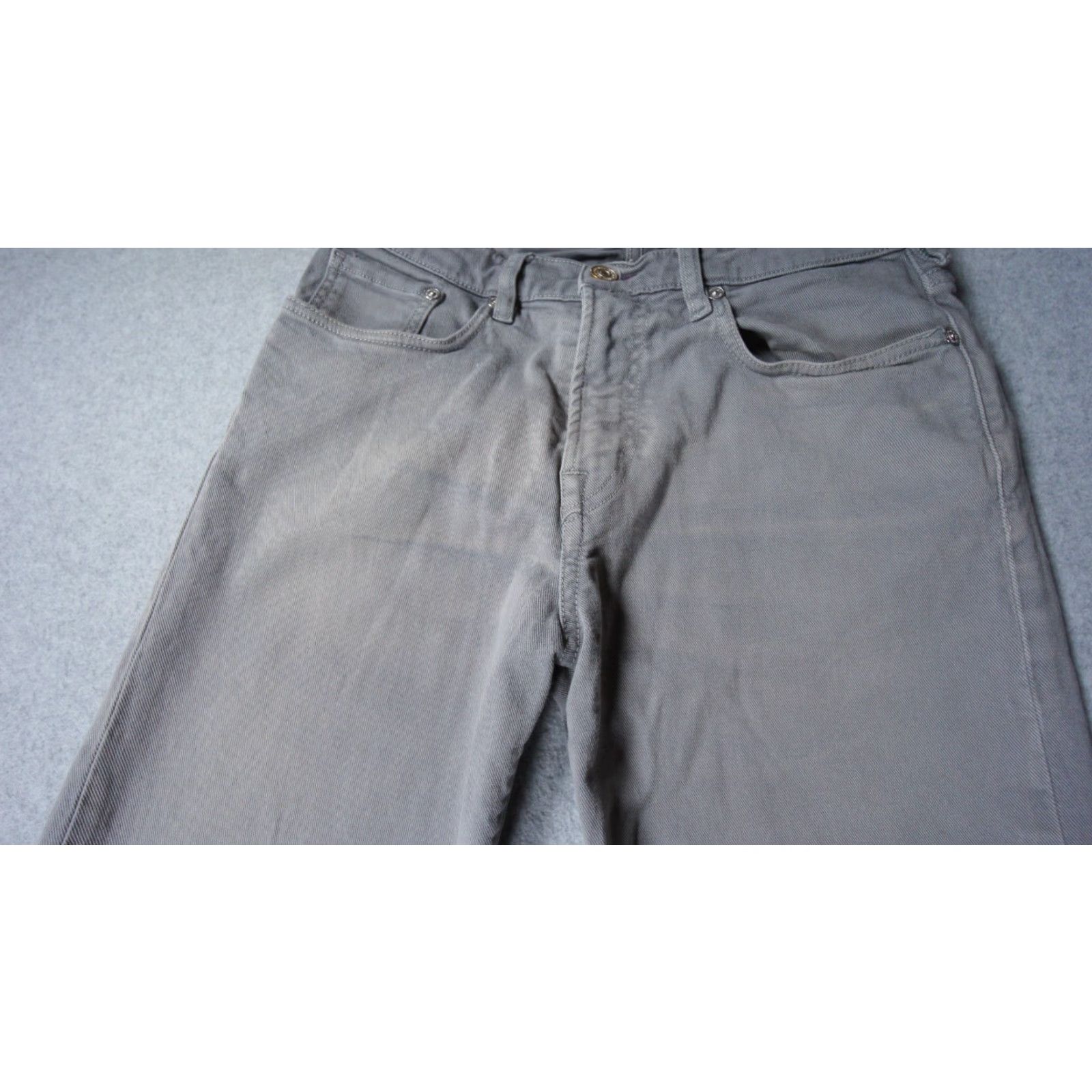 Paul Smith Paul Smith Jeans Mens 30x30 Gray Denim Tapered Fit Stretch Casual Adult Pants Size US 30 / EU 46 - 3 Thumbnail