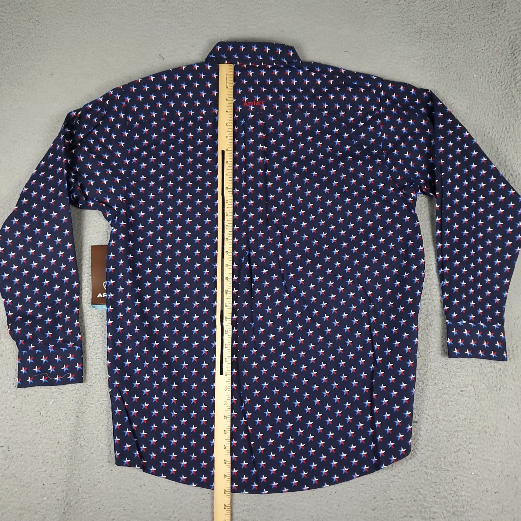 Ariat Ariat Men's Long Sleeve Western Button Shirt Blue Cotton Casual Formal Workwear 90s Size US L / EU 52-54 / 3 - 3 Thumbnail