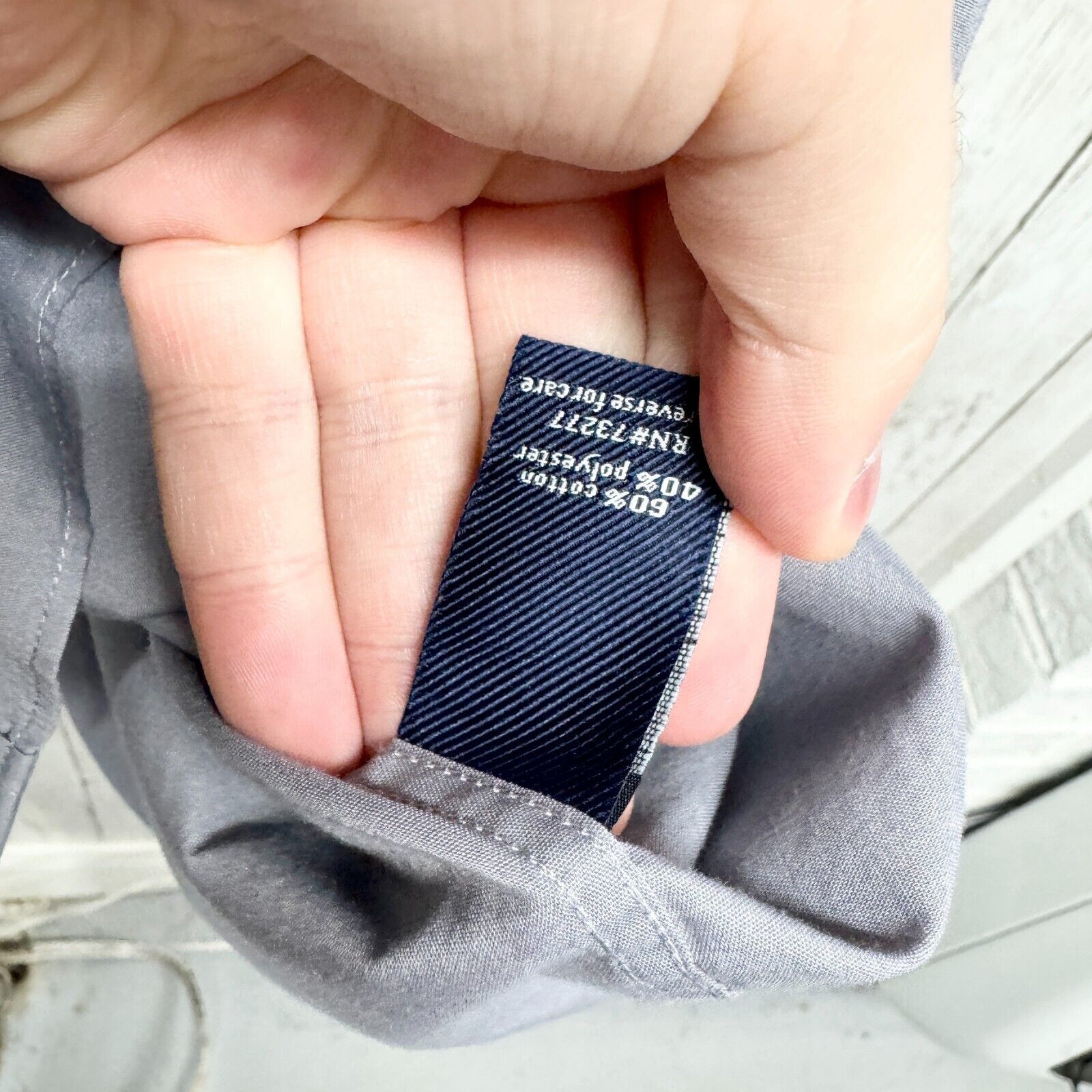 Croft & Barrow CROFT & BARROW Men’s 17 34/35 Blue Button-Down Shirt Size US L / EU 52-54 / 3 - 3 Thumbnail