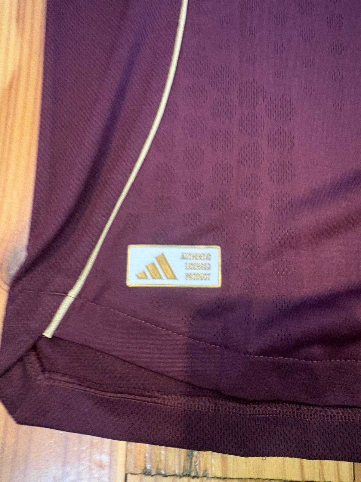 Adidas New adidas Aston Villa FC Home Authentic Jersey men's large Size US L / EU 52-54 / 3 - 2 Thumbnail