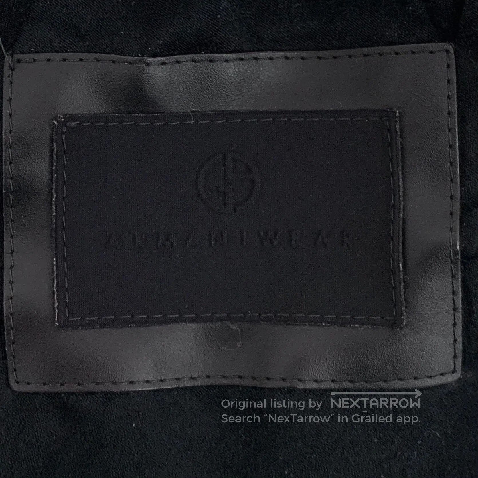 Giorgio Armani Giorgio Armani Triangular Logo Cotton Jacket. Size US S / EU 44-46 / 1 - 6 Thumbnail