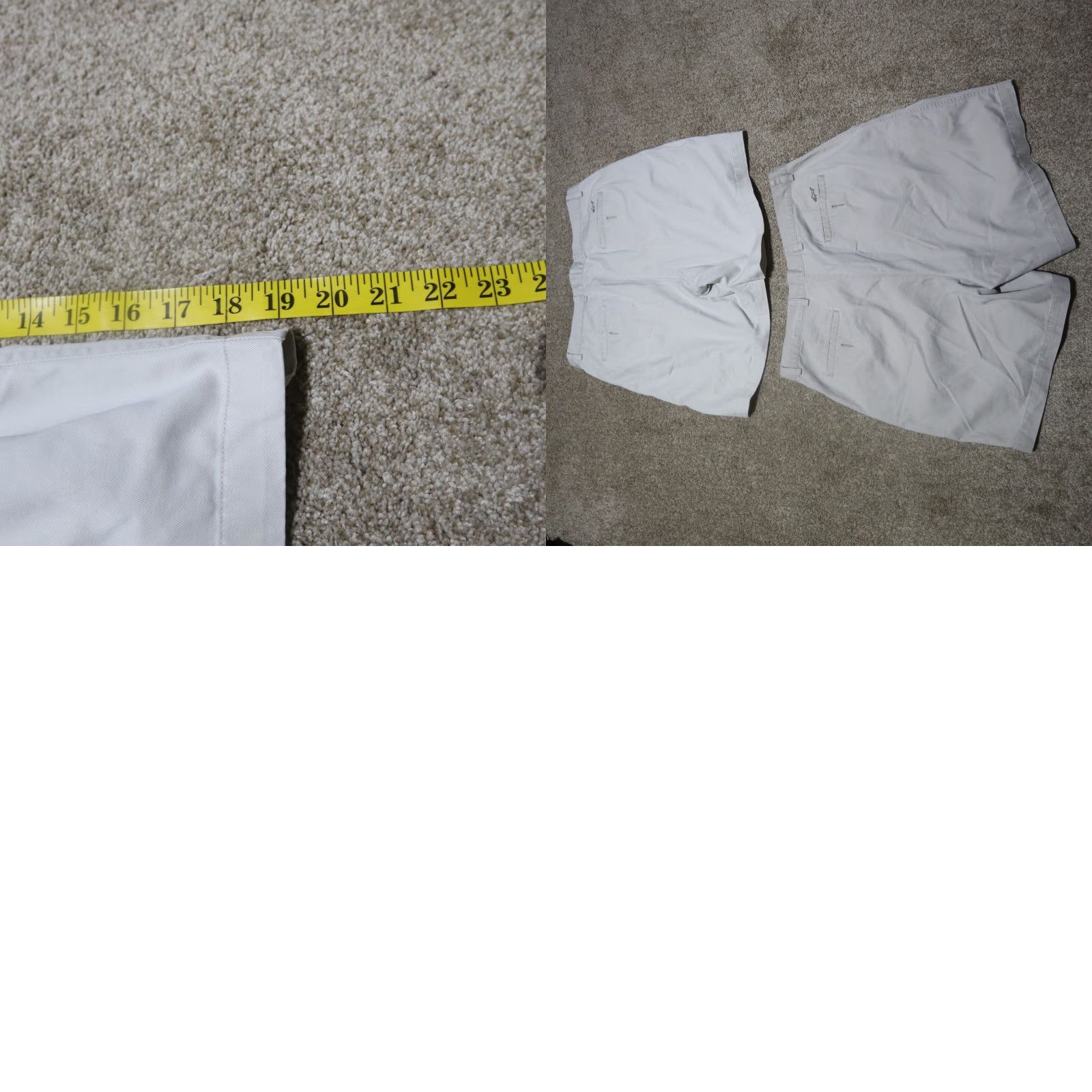 Vintage Greg Norman Shorts Chino Men 36 Beige Pleated Front Pockets Cargo Pocket Vintage: No Size US 36 / EU 52 - 8 Thumbnail