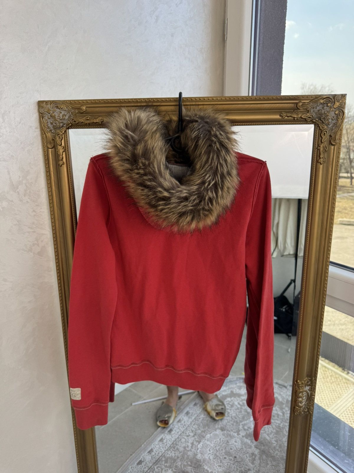 Abercrombie & Fitch Vtg Y2K If6was9 LGB Goa Vibe Abercrombie Fitch fur Hood Size US S / EU 44-46 / 1 - 5 Thumbnail