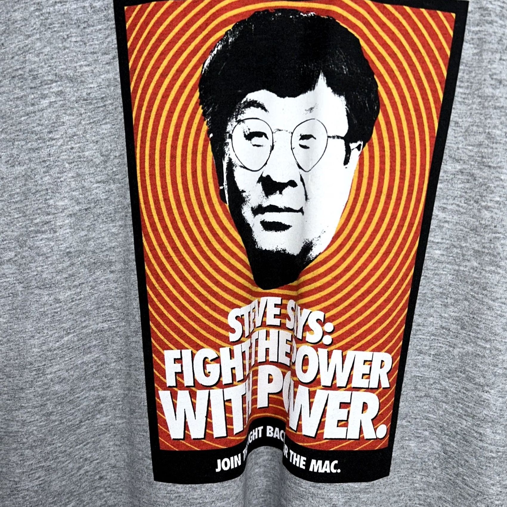 Vintage Vintage Power Computing Fight The Power Tee T-Shirt 1997 Gray Large USA Made Sz Size US L / EU 52-54 / 3 - 3 Thumbnail