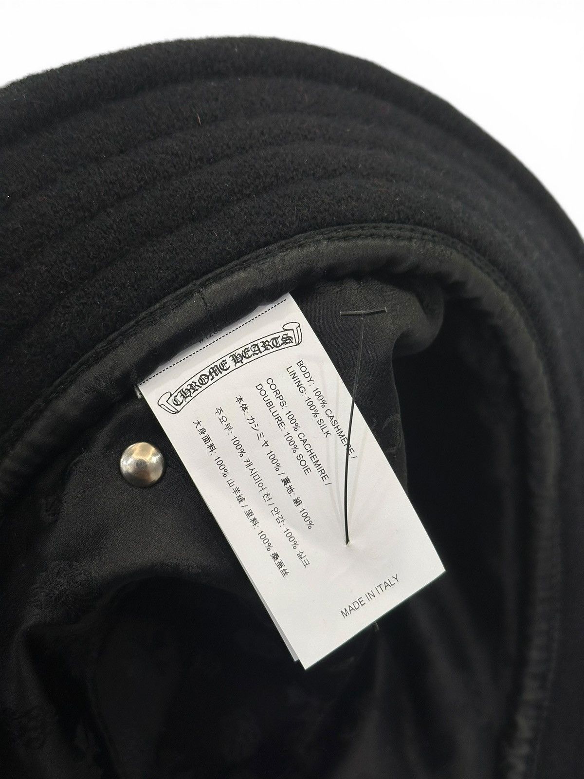 Chrome Hearts Chrome Hearts Cashmere Bucket Hat Size ONE SIZE - 8 Thumbnail