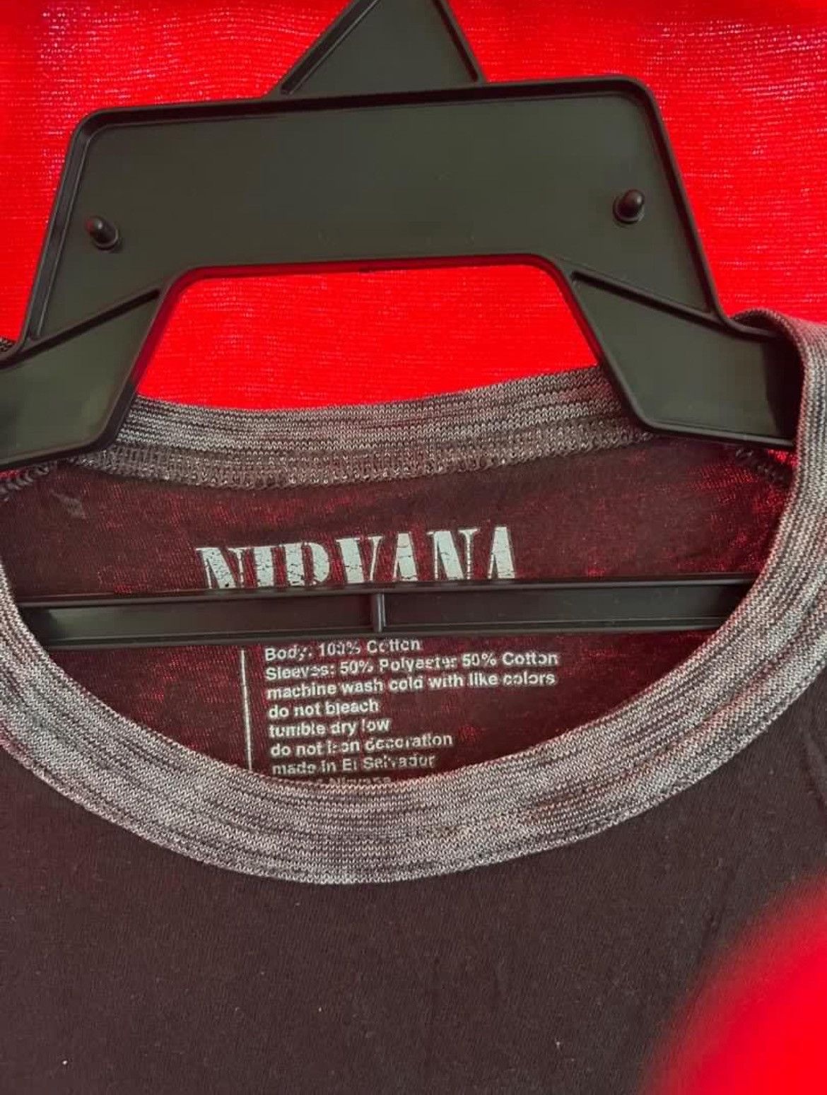 Band Tees × Nirvana Band Nirvana Size US L / EU 52-54 / 3 - 3 Thumbnail