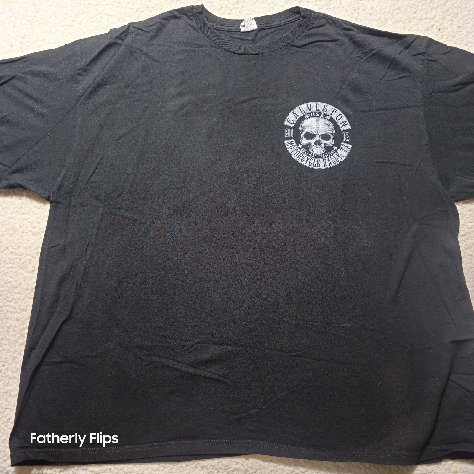 Other 2018 Galveston Motorcycle Rally Shirt Mens 4XL Biker Skull Size US XXL / EU 58 / 5 - 2 Thumbnail