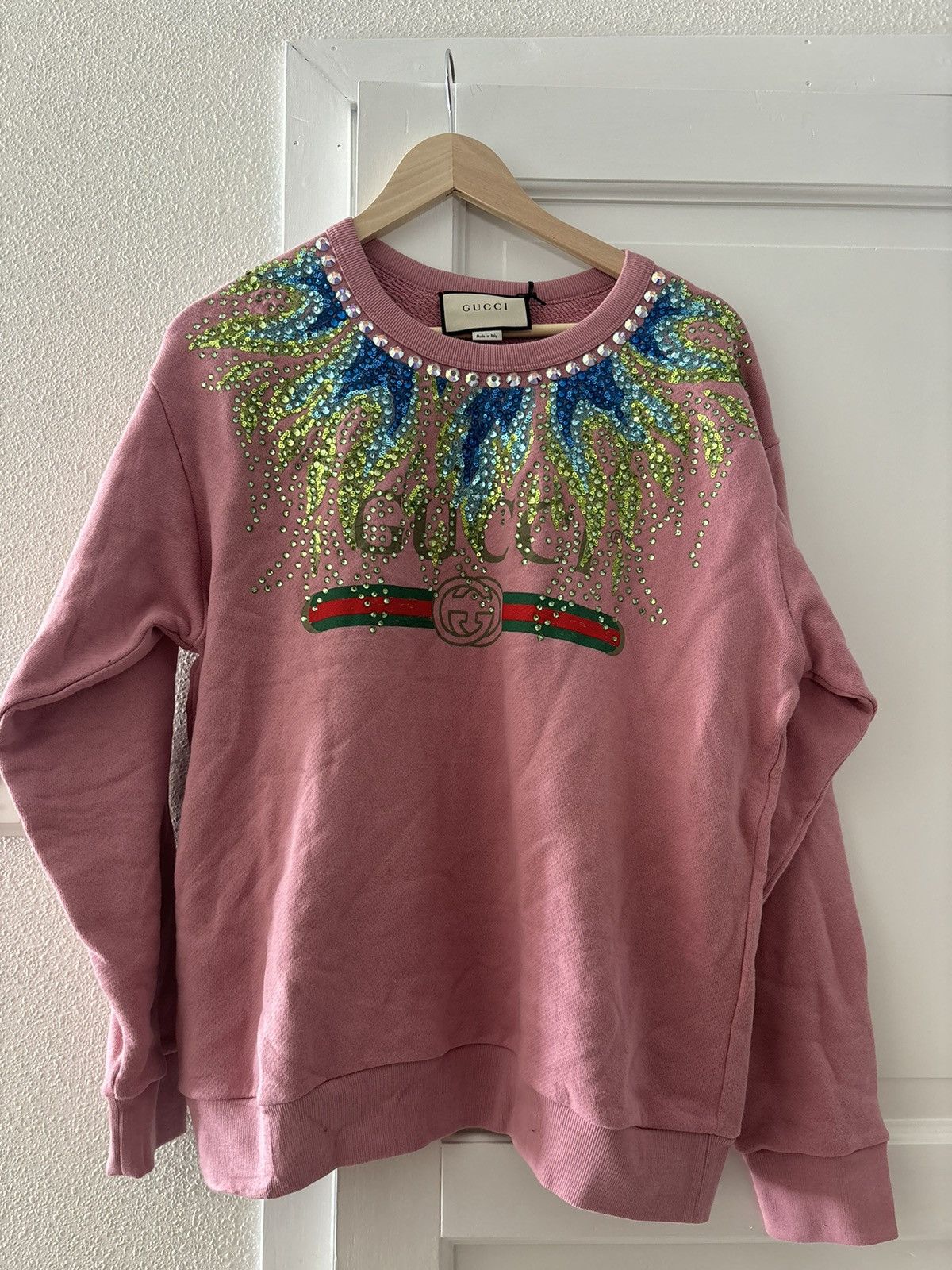 Gucci Gucci logo crewneck Size US M / EU 48-50 / 2 - 1 Thumbnail