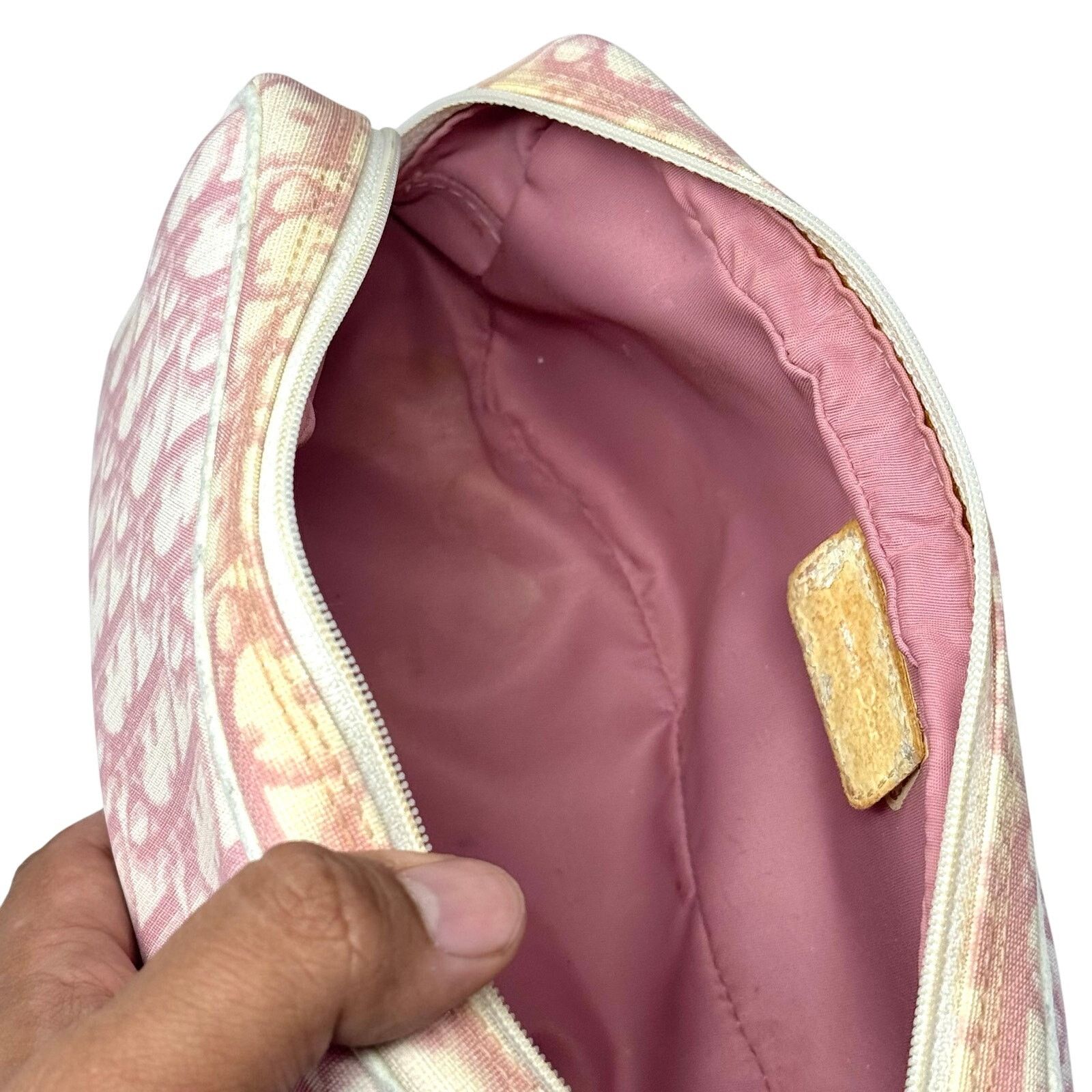 Dior Christian Dior Vintage Oblique Pouch Size ONE SIZE - 7 Thumbnail