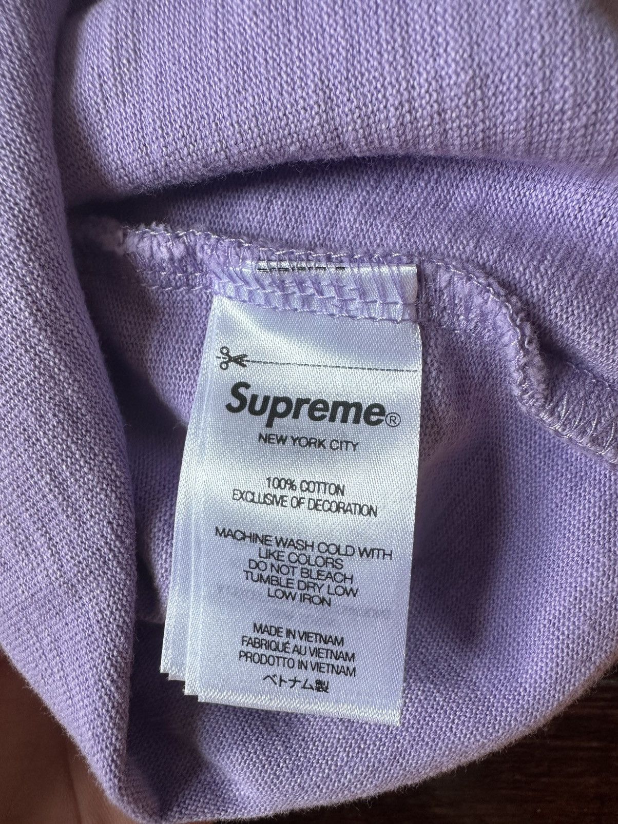 Supreme SUPREME S/S POCKET TEE FW24 PURPLE SMALL Size US S / EU 44-46 / 1 - 9 Thumbnail