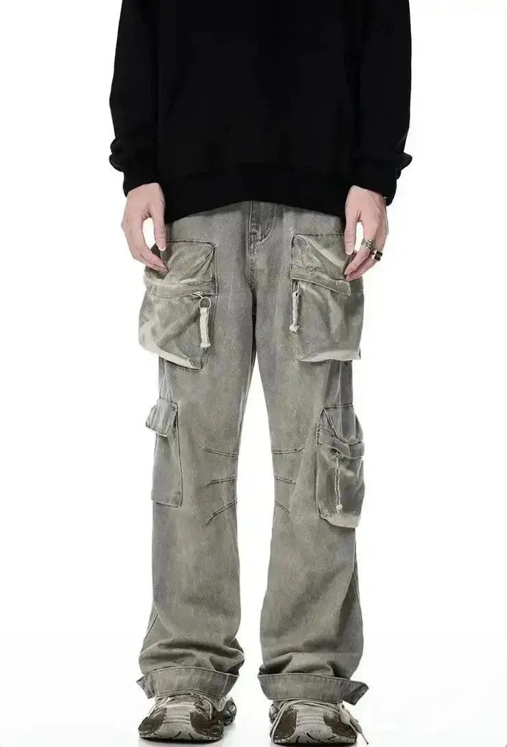 Japanese Brand Streetwear distressed hiphop cargo baggy pants y2k Size US 30 / EU 46 - 3 Thumbnail