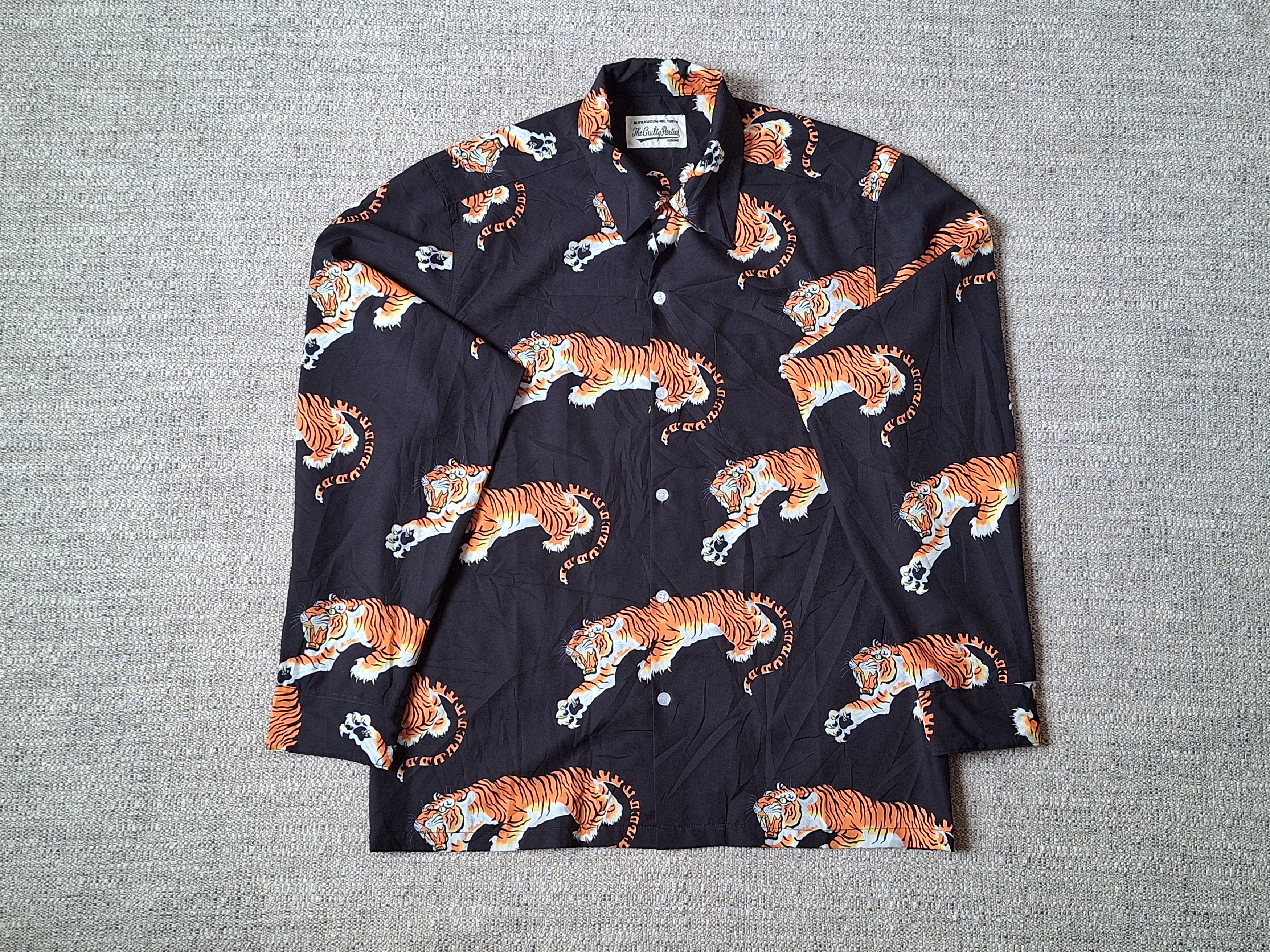Wacko Maria THE GUILTY PARTIES WACKO MARIA Tiger Hawaiian Shirts Size US S / EU 44-46 / 1 - 1 Thumbnail