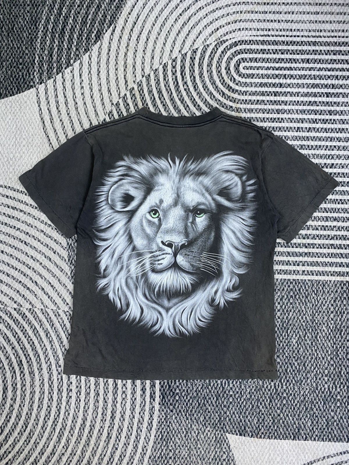 Japanese Brand Vintage Rock Eagle Big Print Lion Graphic Shirt Size US M / EU 48-50 / 2 - 2 Thumbnail