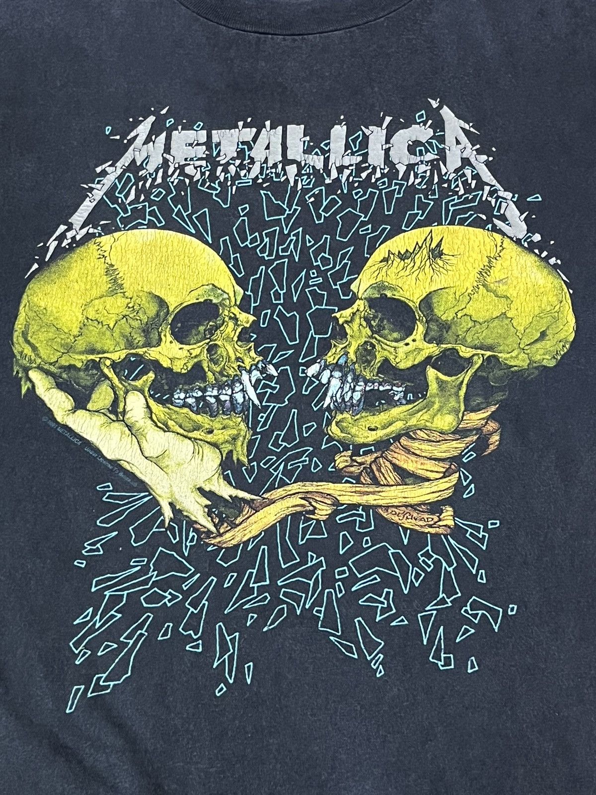 Metallica VINTAGE 90s METALLICA SAD BUT TRUE BY PUSHEAD 1991 T SHIRT Size US L / EU 52-54 / 3 - 3 Thumbnail