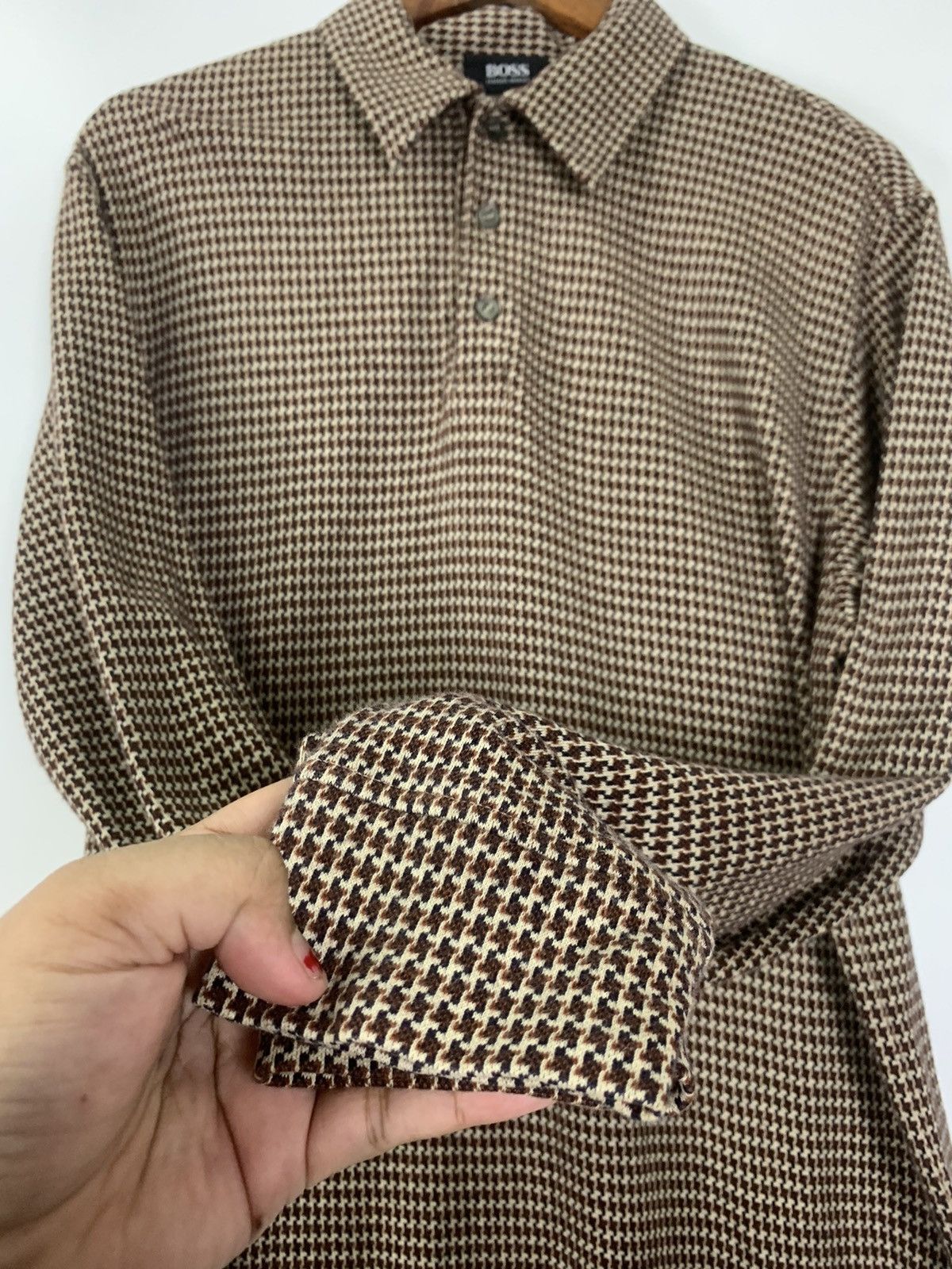 Hugo Boss × Vintage Vintage Hugo Boss button up Size US M / EU 48-50 / 2 - 7 Thumbnail
