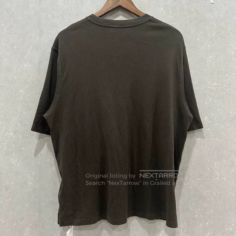 Hermes Hermes black and grey geometric leather patch short sleeve Size L / US 10 / IT 46 - 2 Thumbnail