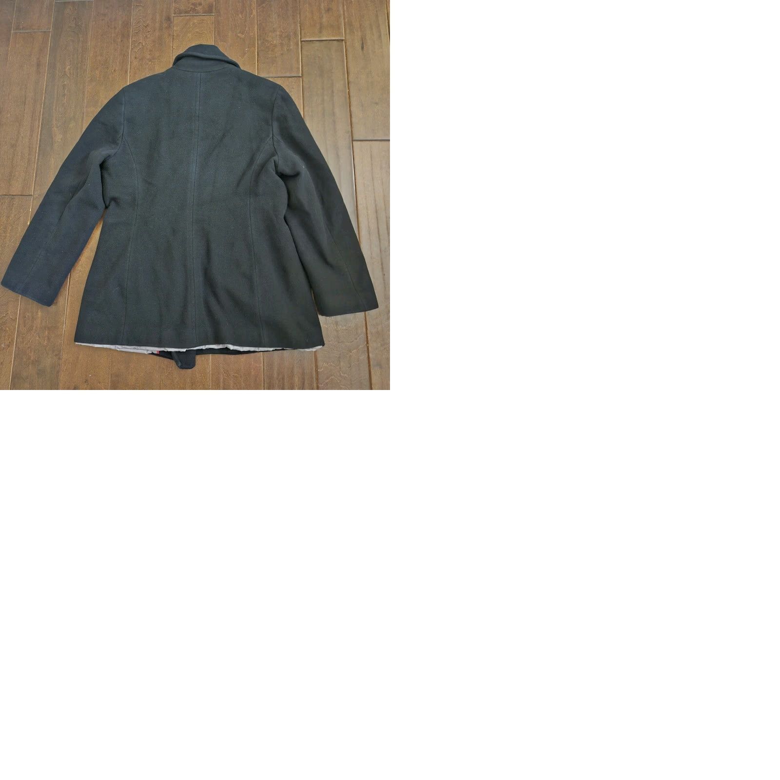 Calvin Klein Calvin Klein Womens Peacoat Black Wool Blend Size 12 Jacket Size XL / US 12-14 / IT 48-50 - 11 Thumbnail