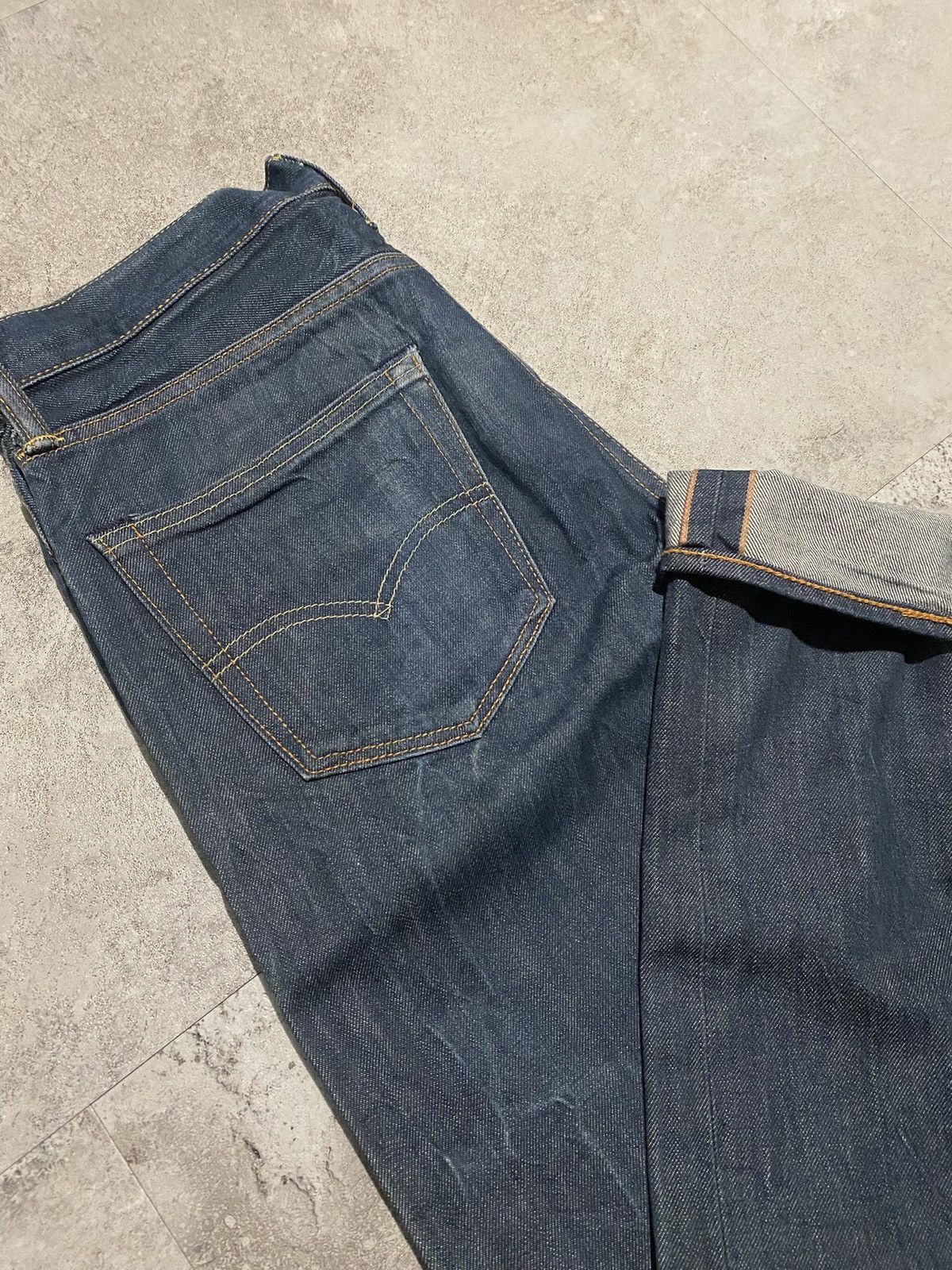 Levi's Levi’s 508 selvedge denim Japan blue navy green dark big E Size US 28 / EU 44 - 5 Thumbnail