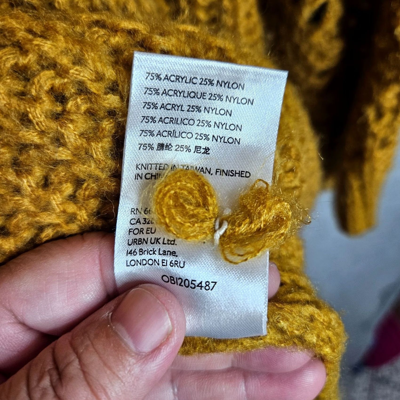 Vintage Pilcro By Anthropologie Women's Devenne Pointelle Chunky Knit Sweater XL Cardigan Knit Yellow Regular Long Sleeve Size XL / US 12-14 / IT 48-50 - 6 Thumbnail