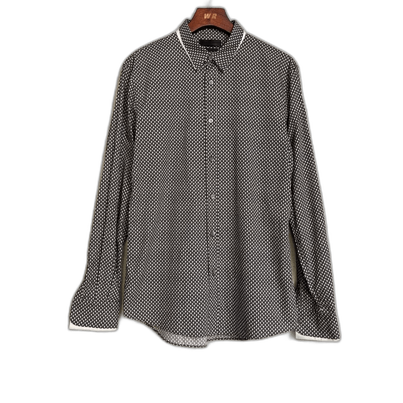 Alexander McQueen Alexander Mcqueen Black Skull Print Shirt Size US XL / EU 56 / 4 - 1 Thumbnail