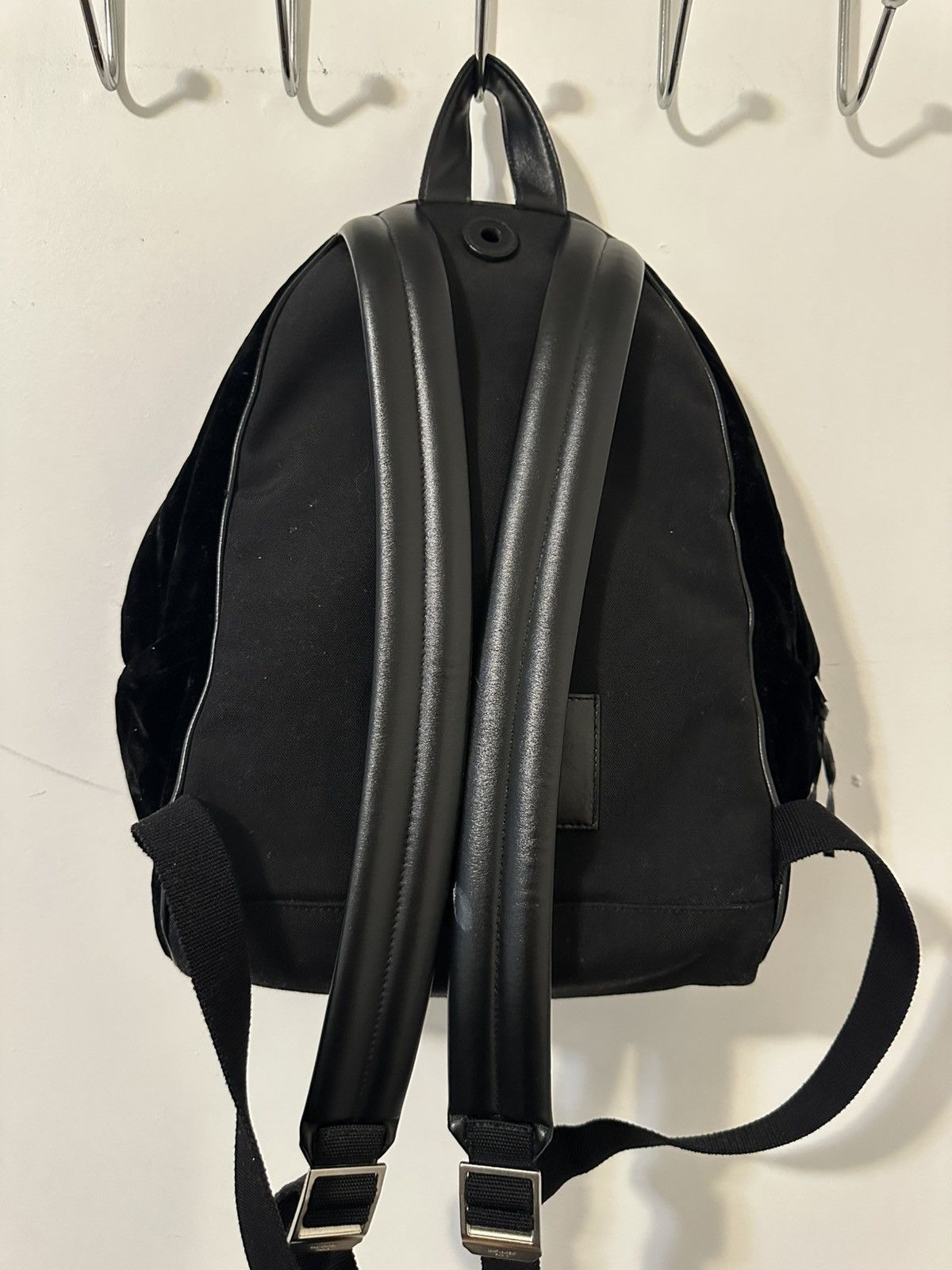 Saint Laurent Paris Saint Laurent Velour Mini City Backpack Size ONE SIZE - 2 Thumbnail