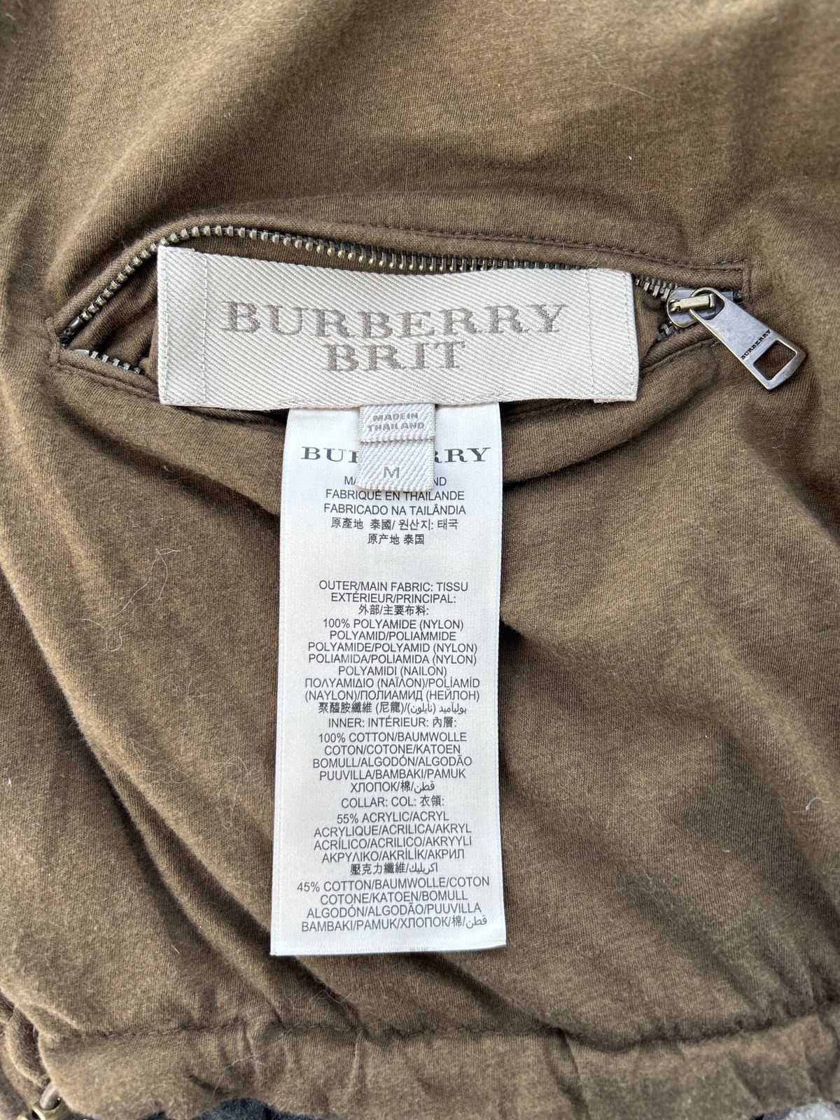 Burberry BURBERRY BRIT WOMENS REVERSIBLE CROPPED BOMBER JACKET Size M / US 6-8 / IT 42-44 - 9 Thumbnail