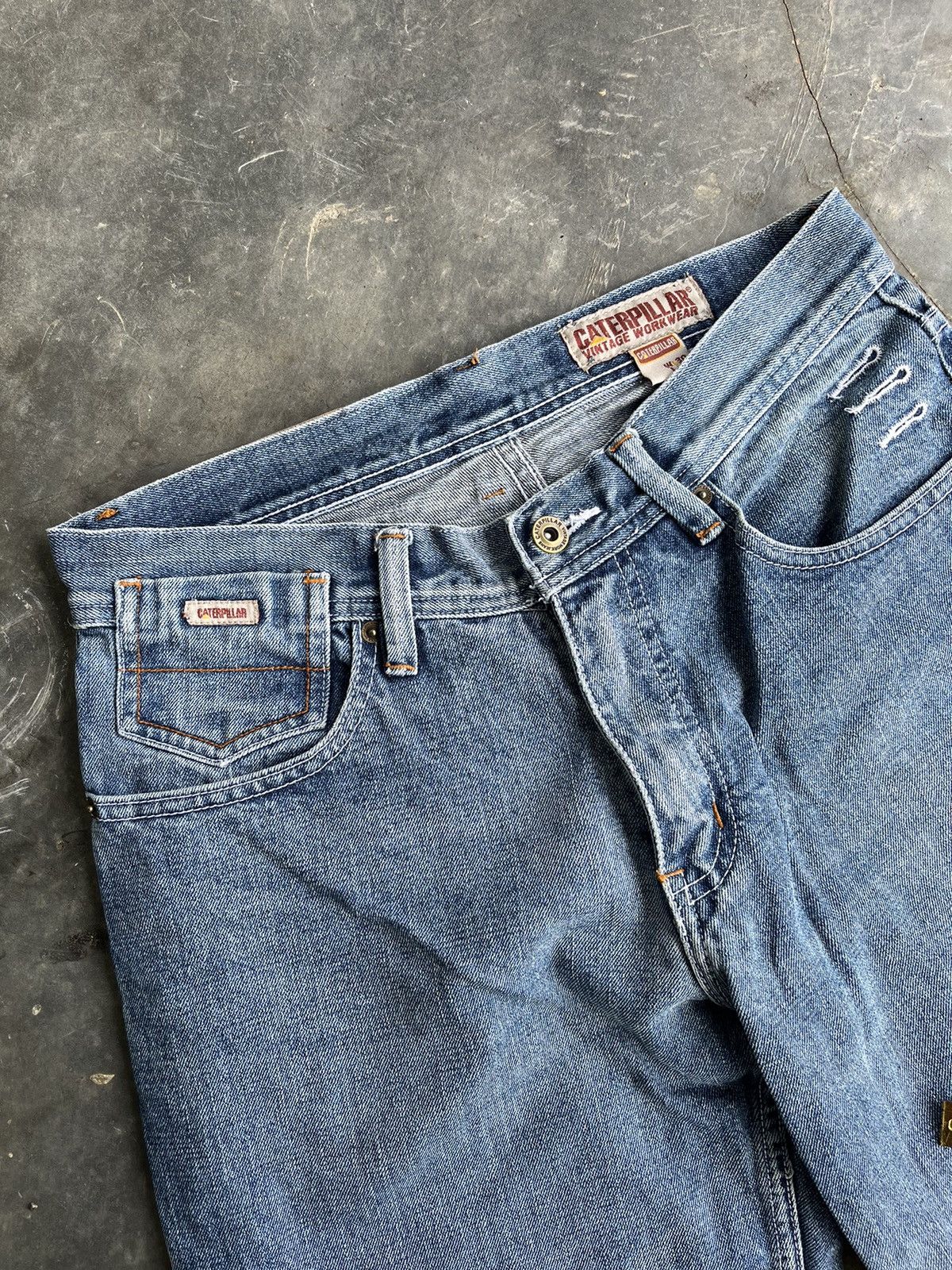 Caterpillar × Japanese Brand × Vintage Vintage Caterpillar Denim Size US 30 / EU 46 - 4 Thumbnail