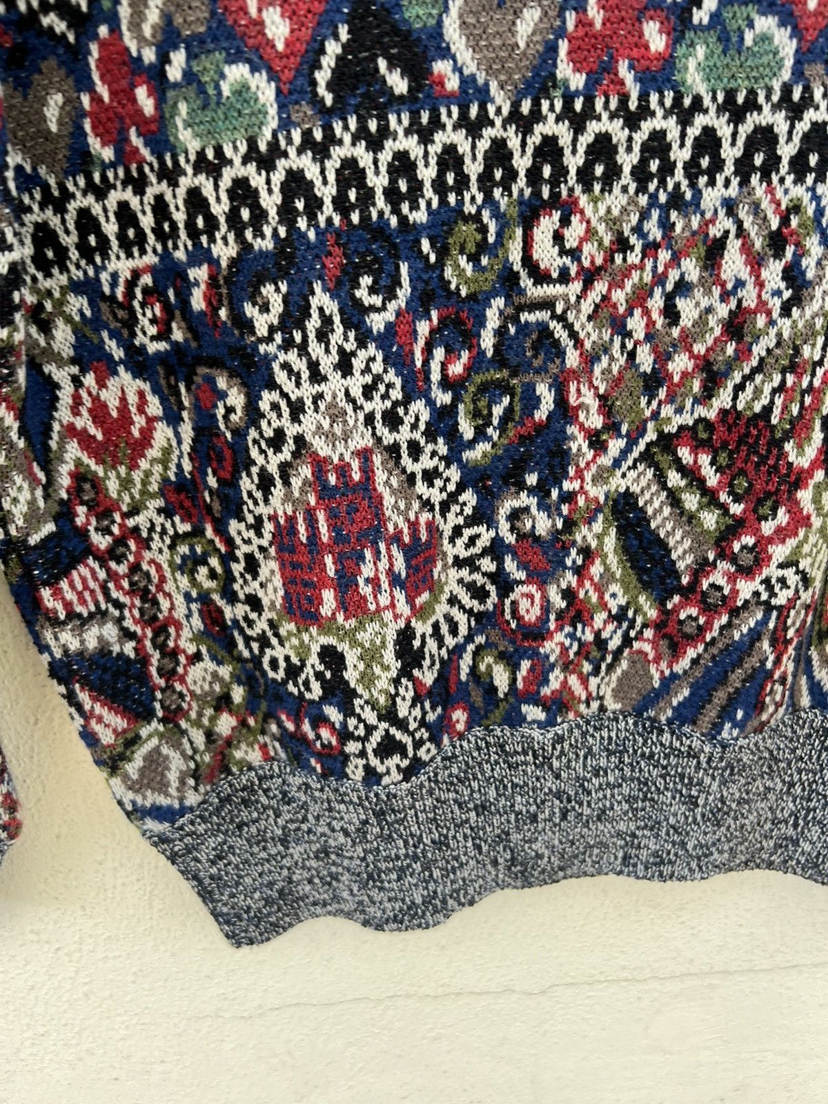 Missoni Vintage Missoni Italy Poker Card Knitwear Wool Sweater Size US M / EU 48-50 / 2 - 18 Thumbnail