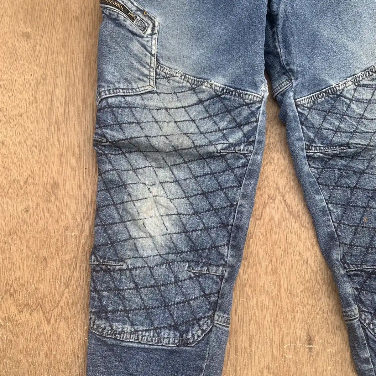 Japanese Brand DOUBLE KNEE JEANS JAPANESE TROUSERS BIKERS DENIM NICE PANTS Size US 30 / EU 46 - 5 Thumbnail