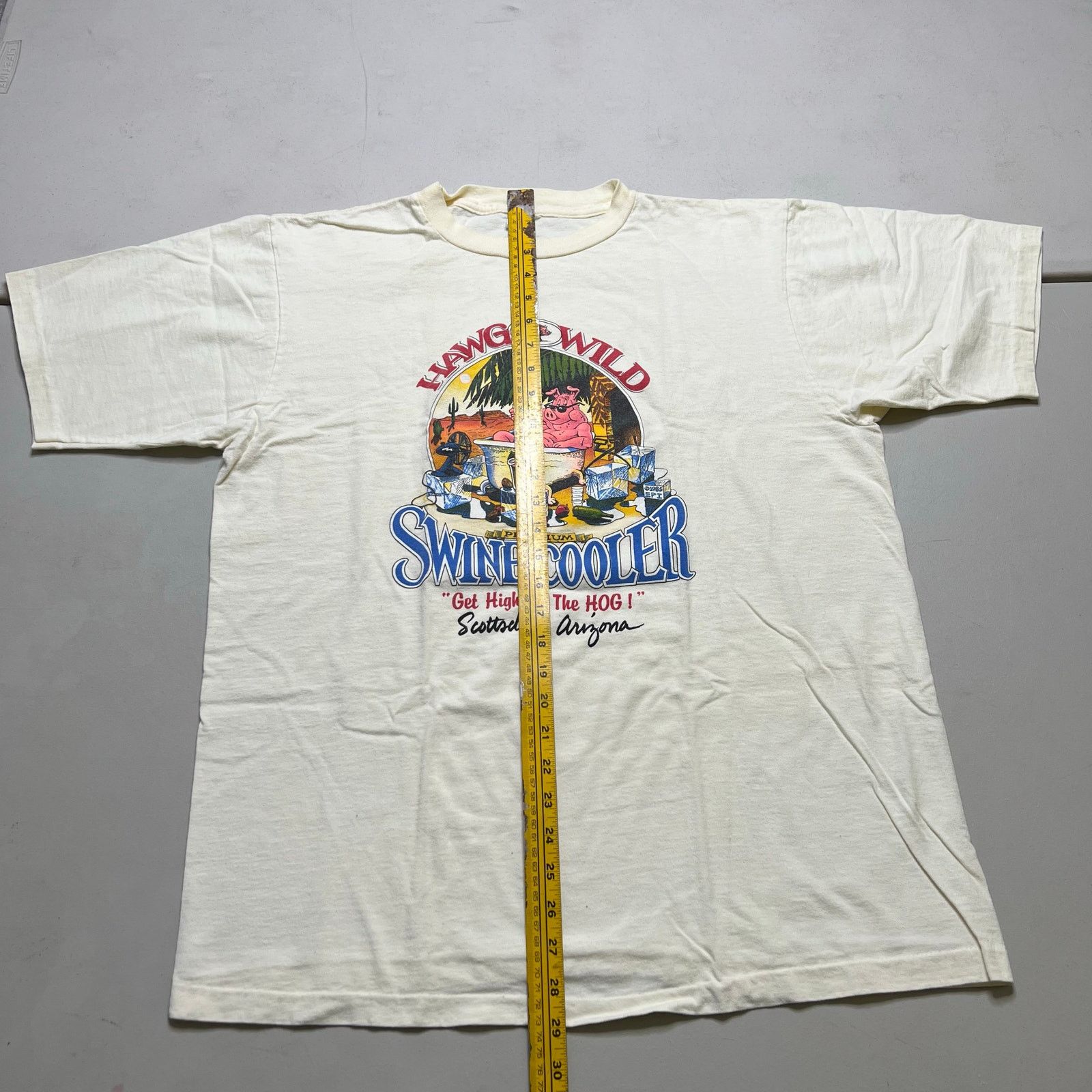 Vintage Vintage HAWG WILD SWINE COOLER PIG GET HIGH Sz XL 80s Size US XL / EU 56 / 4 - 5 Thumbnail
