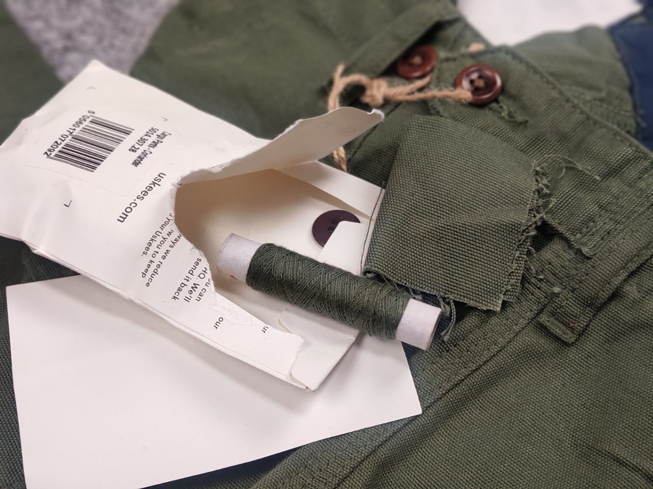 Japanese Brand Uskees 5014 cargo Coriander Militari green Japan Style Pants Size US 30 / EU 46 - 16 Thumbnail