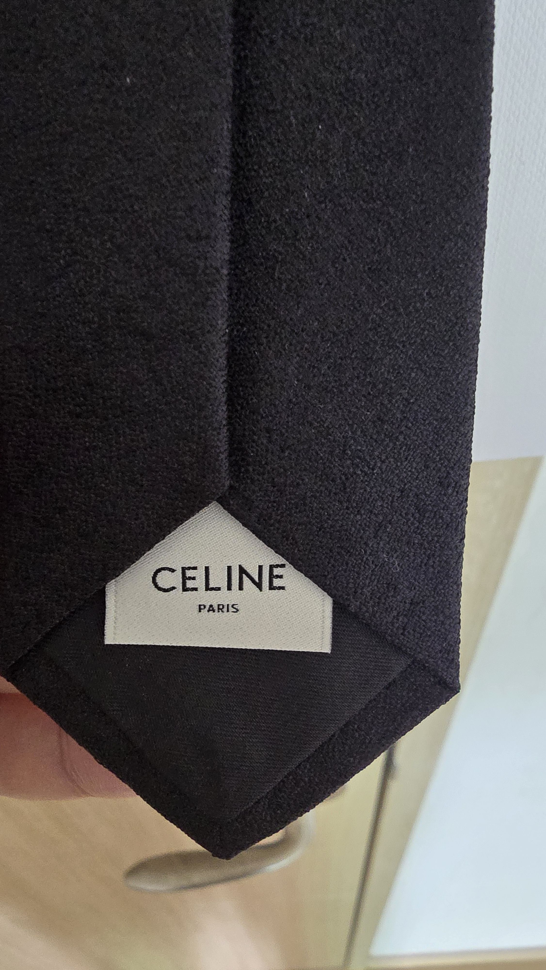 Celine celine black tie Size ONE SIZE - 3 Thumbnail