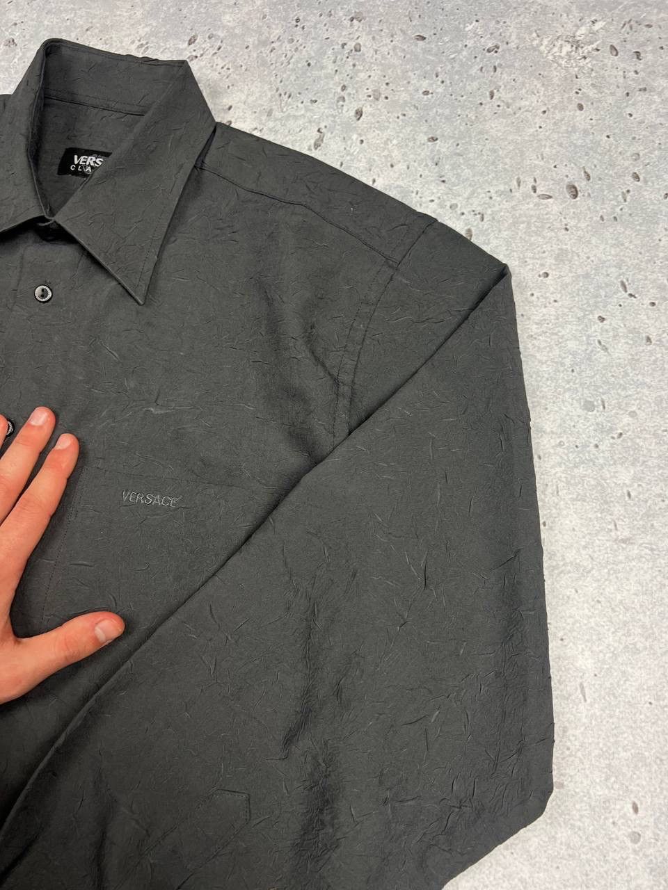 Versace × Vintage Vintage Versace Classic Structure Silk Shirt 90s Size US M / EU 48-50 / 2 - 3 Thumbnail