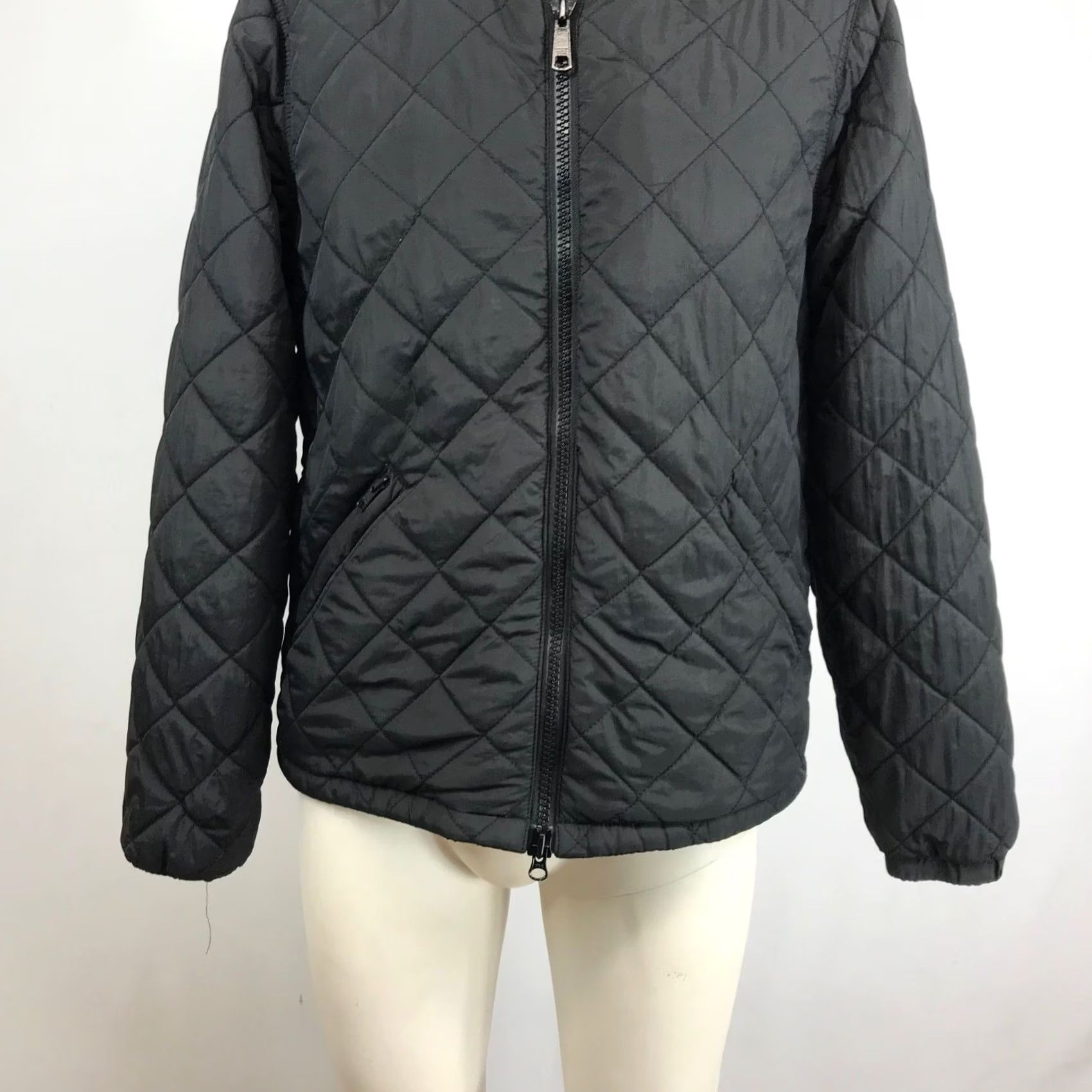Taylor Stitch Taylor Stitch Mens Black Quilted Puffer Jacket Recycled Nylon Full Zip Size 38 Size US XXS / EU 40 - 3 Thumbnail