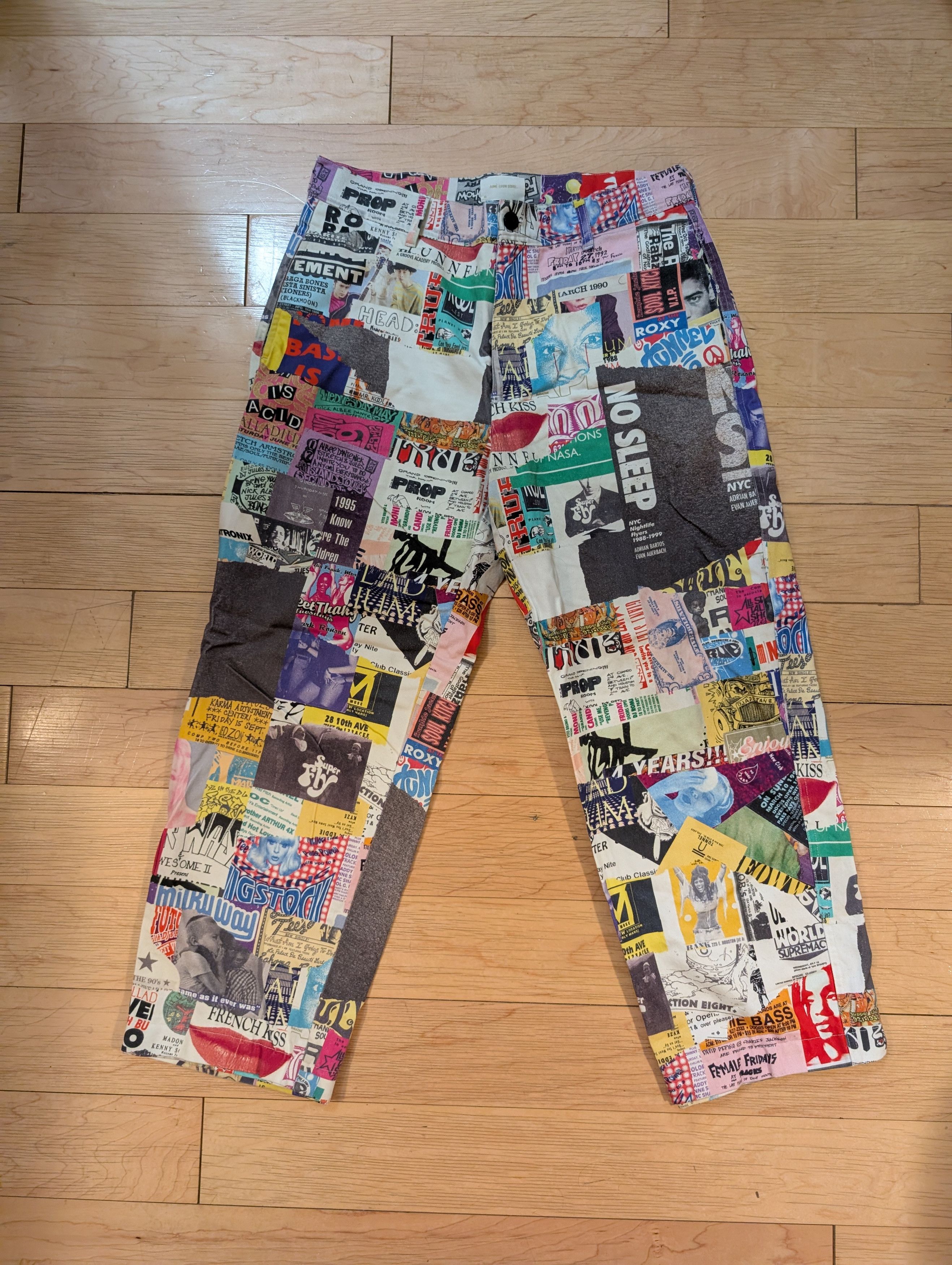 Aime Leon Dore Aime Leon Dore ALD Multicolored Poster Straight Leg Pants M Size US 32 / EU 48 - 1 Thumbnail