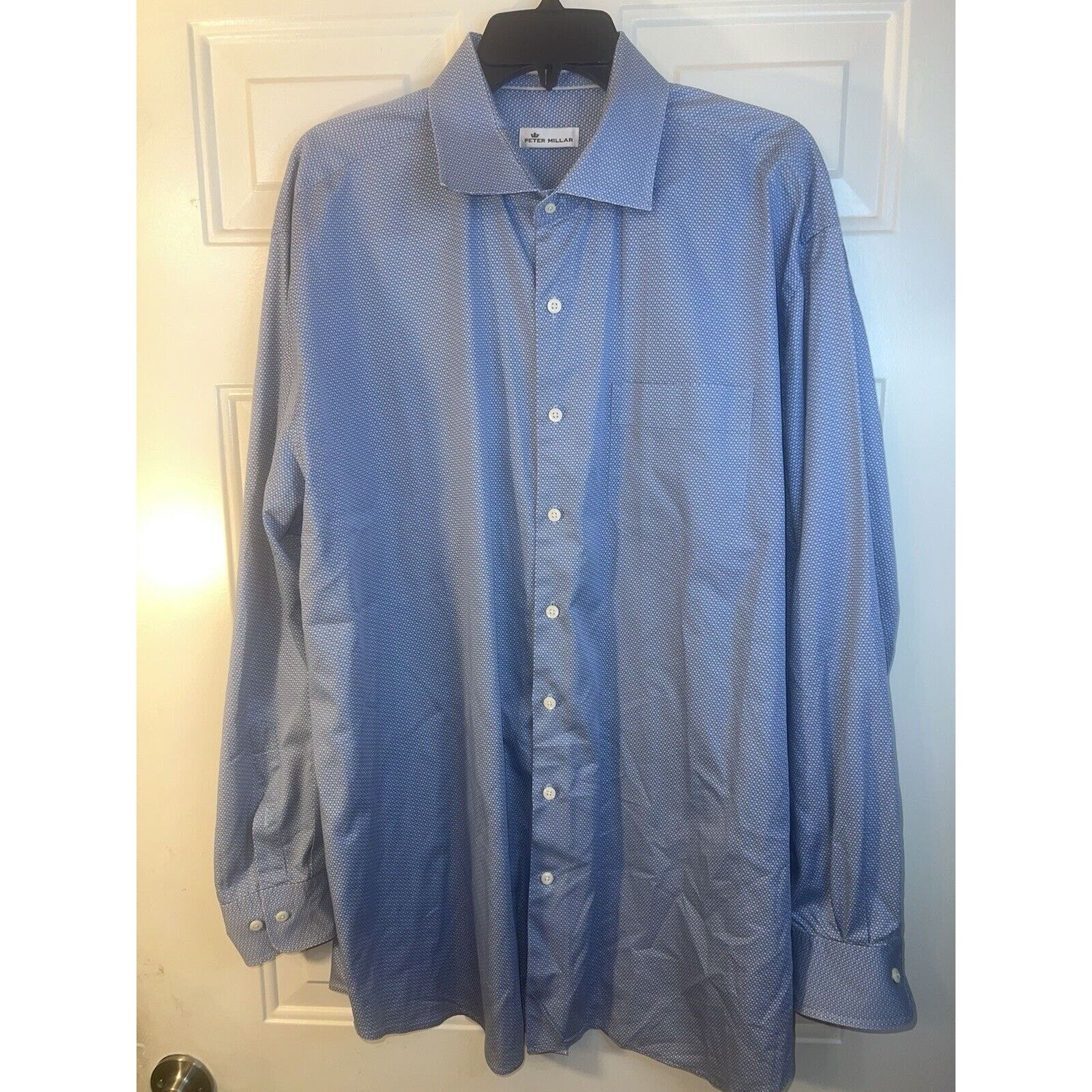 Peter Millar Peter Millar Button Down Shirt Blue Long Sleeve Men’s XL Size US XL / EU 56 / 4 - 1 Thumbnail