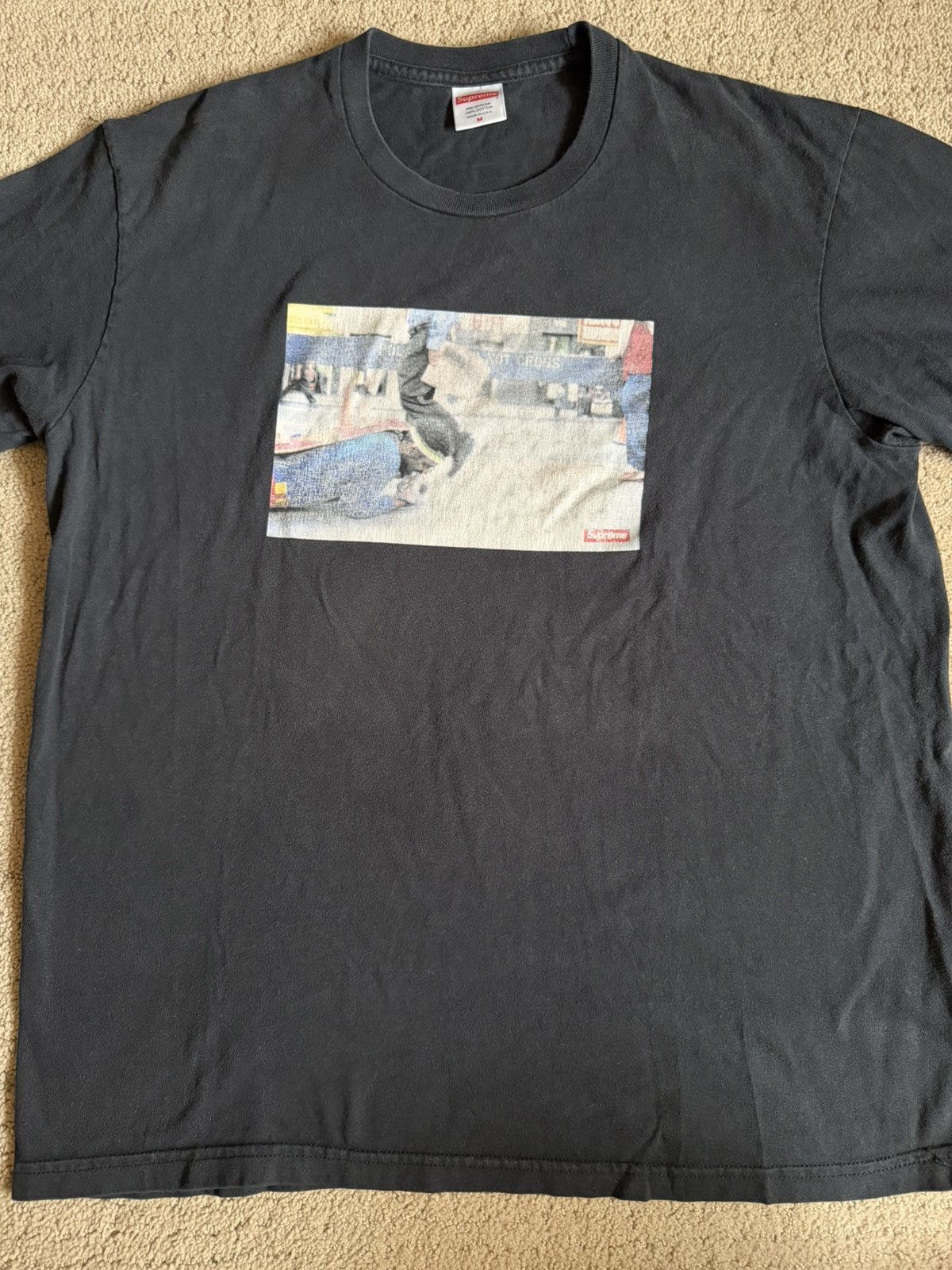 Supreme Supreme FW22 Pope.L Training Crawl Tee Black Size Medium Size US M / EU 48-50 / 2 - 3 Thumbnail