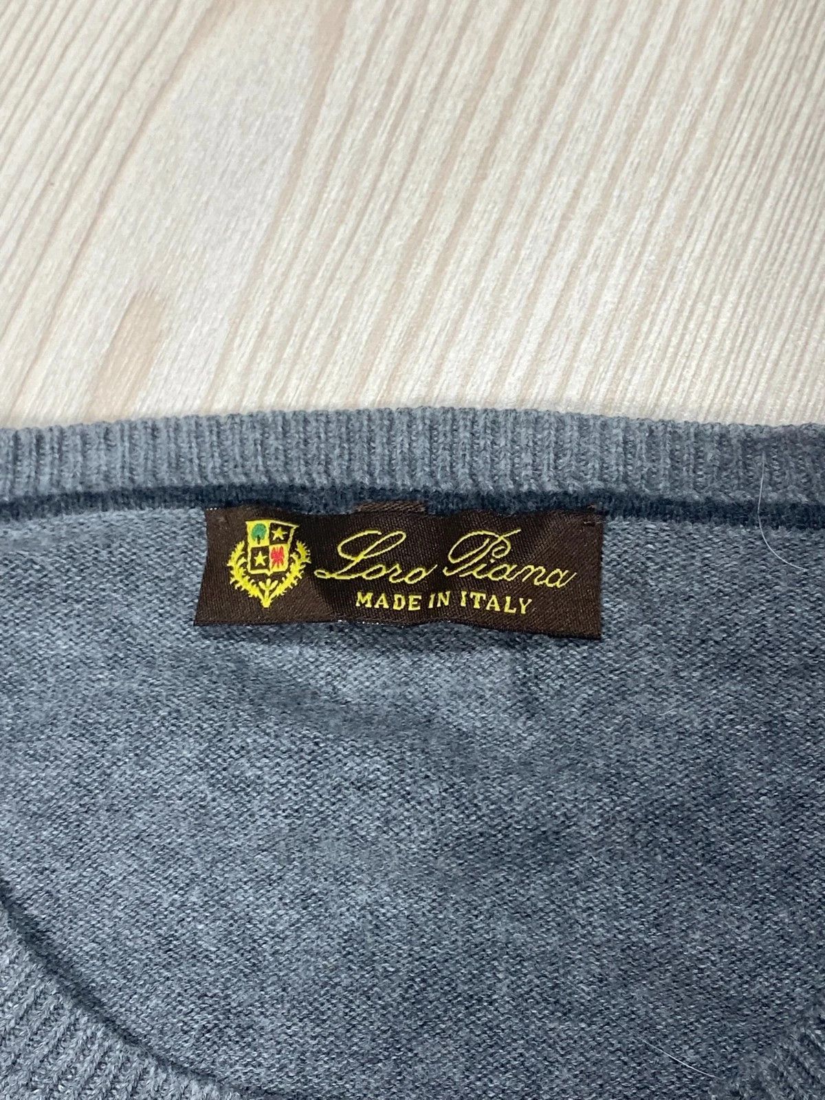 Loro Piana Loro Piana Sweater Cotton 100% Gray Size US M / EU 48-50 / 2 - 4 Thumbnail