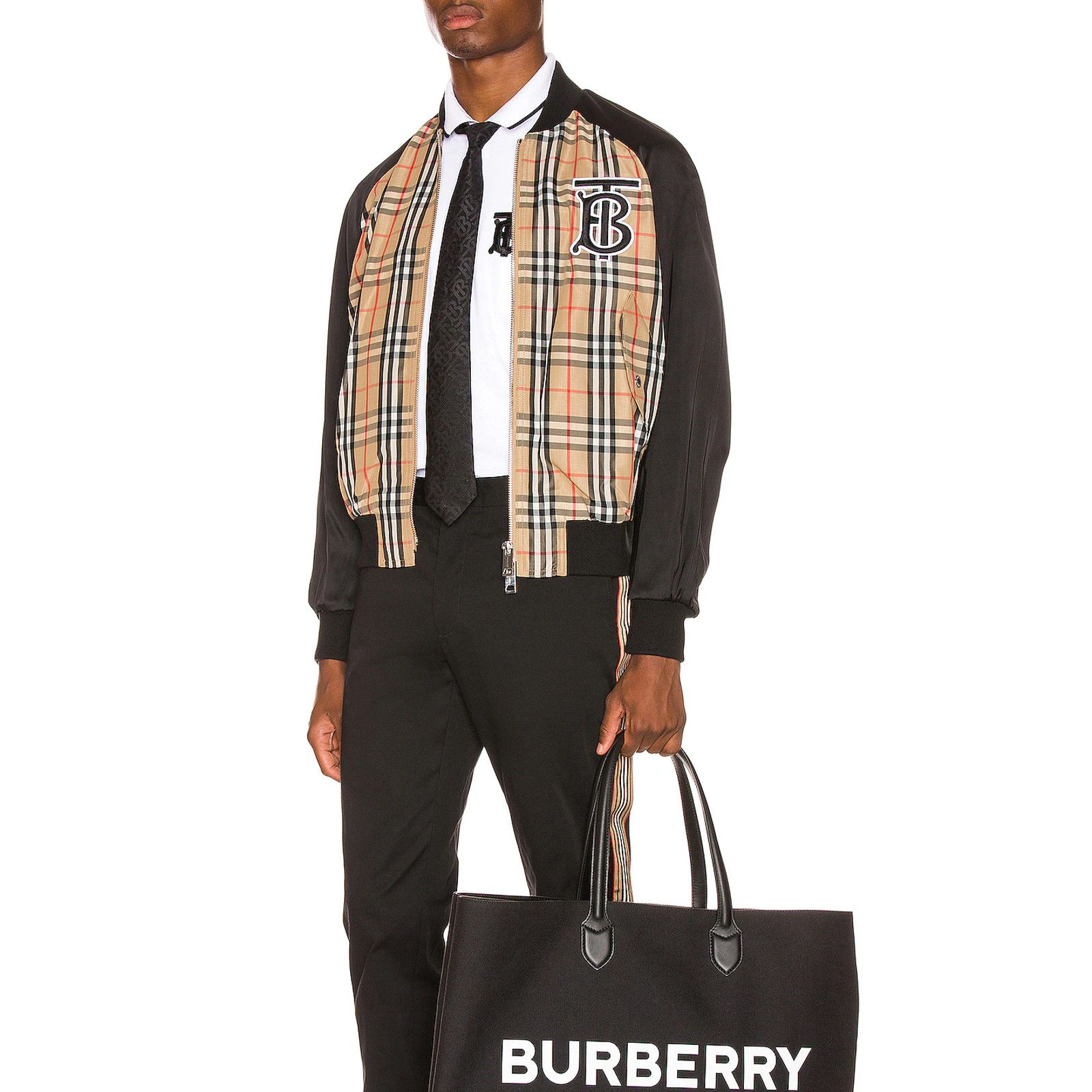 Burberry Burberry Harlington Nova Archive Bomber Varsity Jacket 50 40 Size US M / EU 48-50 / 2 - 5 Thumbnail