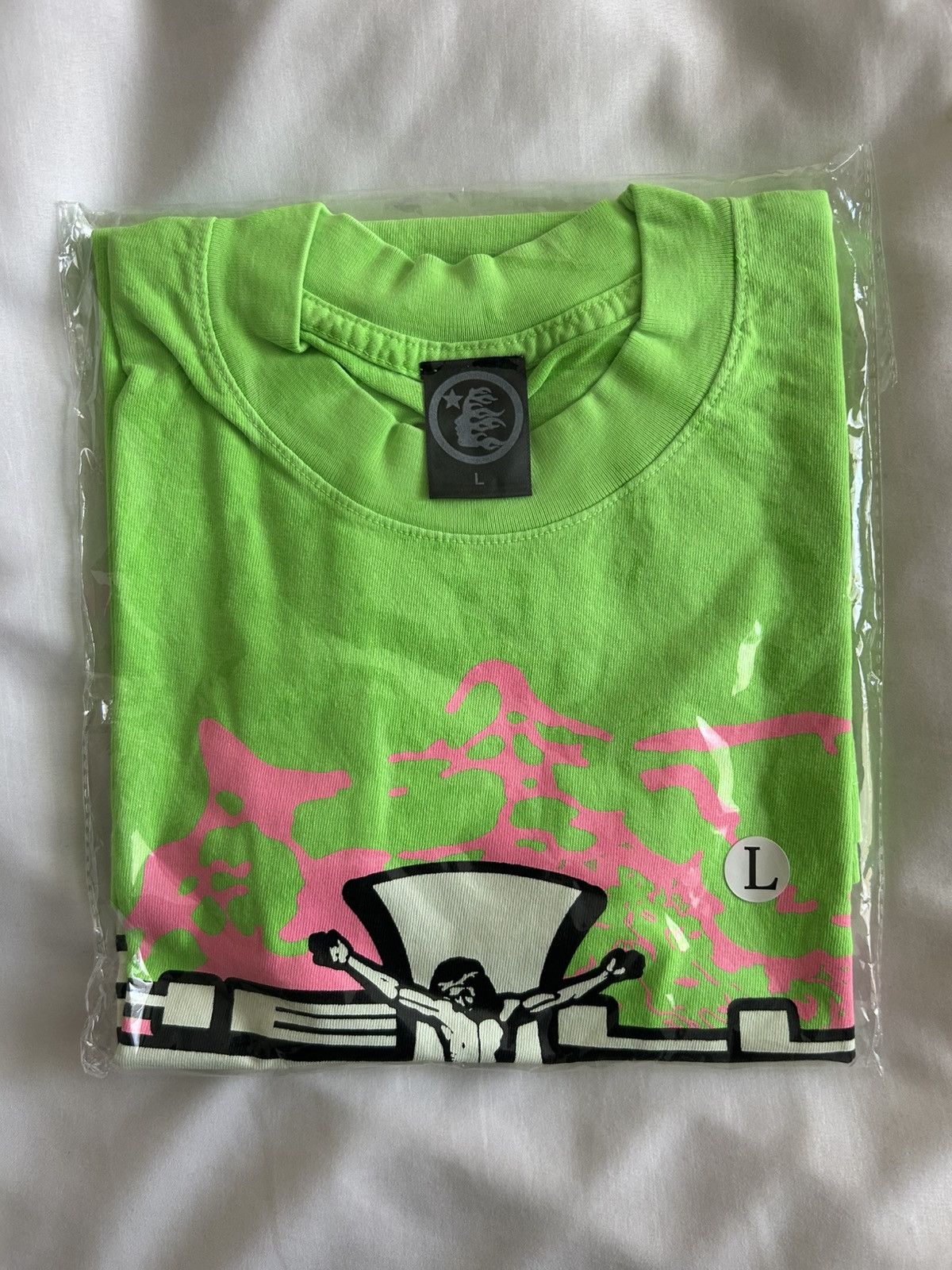 HELLSTAR Hellstar Jesus Tee Green Path to Paradise Large Capsule 9 Size US L / EU 52-54 / 3 - 11 Thumbnail