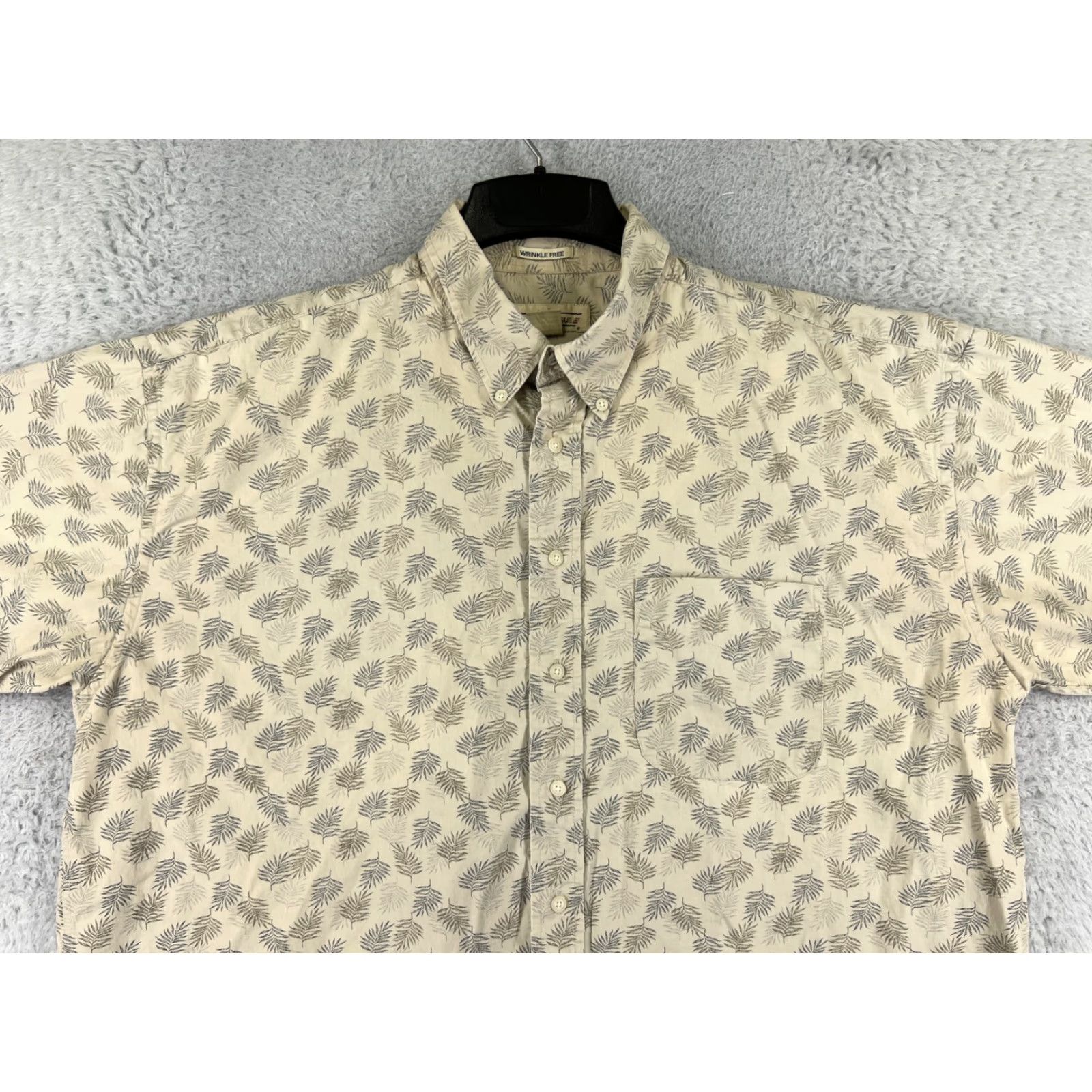 Vintage VINTAGE Natural Issue Shirt Men 2XL Yellow Palm Print Button Up Cotton Floral Camp Size US XXL / EU 58 / 5 - 6 Thumbnail