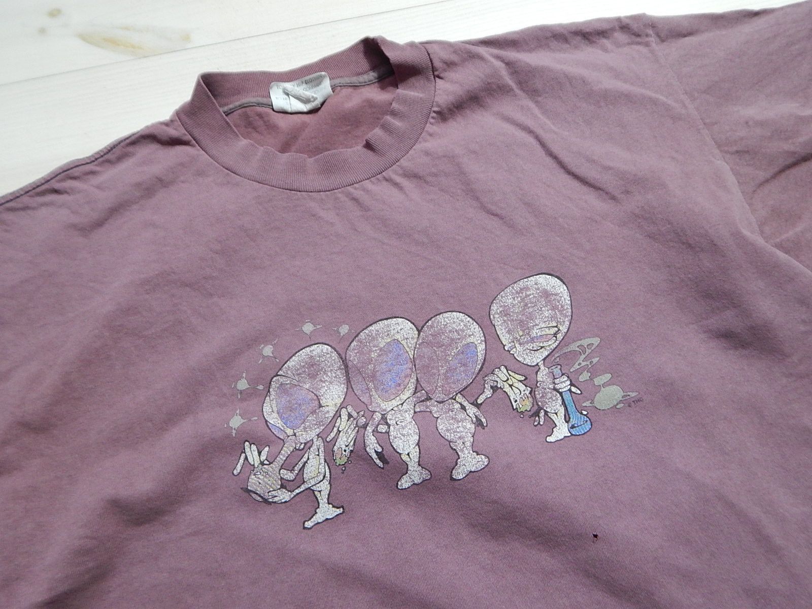 Alien Workshop vintage thc totally hip clothing smoking aliens tee Size US XL / EU 56 / 4 - 3 Thumbnail