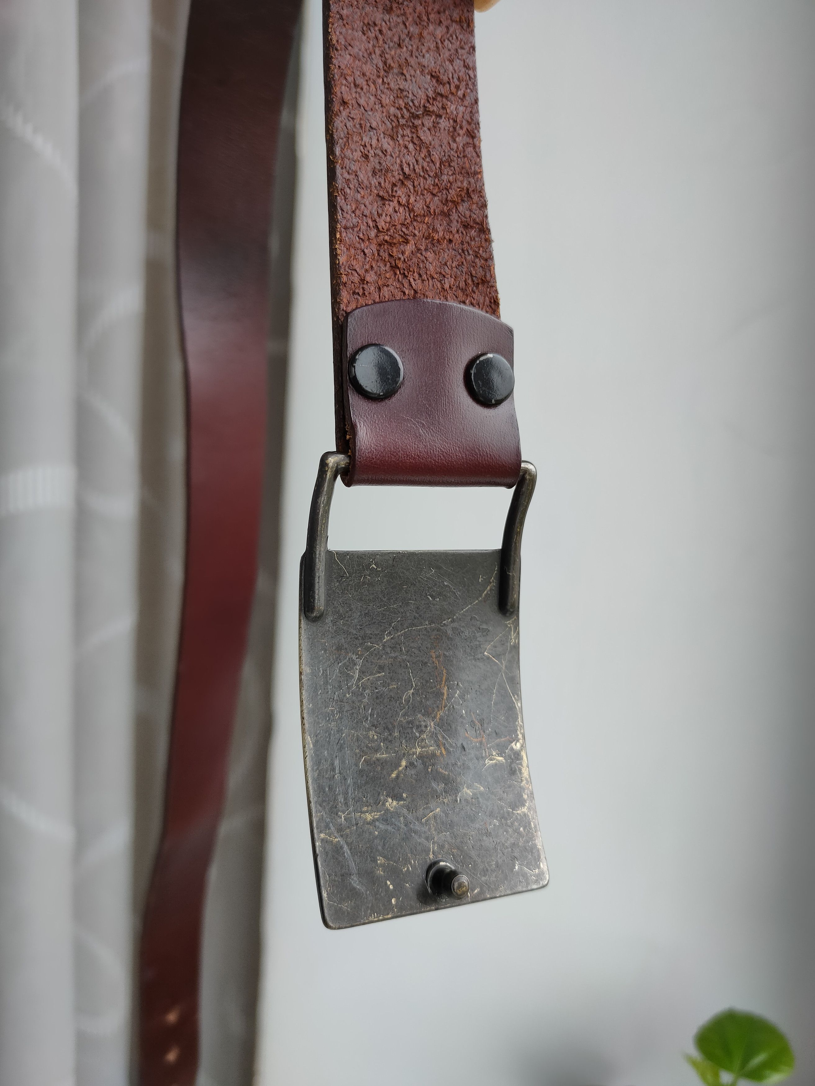 Levi's 🔥Levis USA Vintage Leather Belt Buckle Levis Leather Size ONE SIZE - 8 Thumbnail