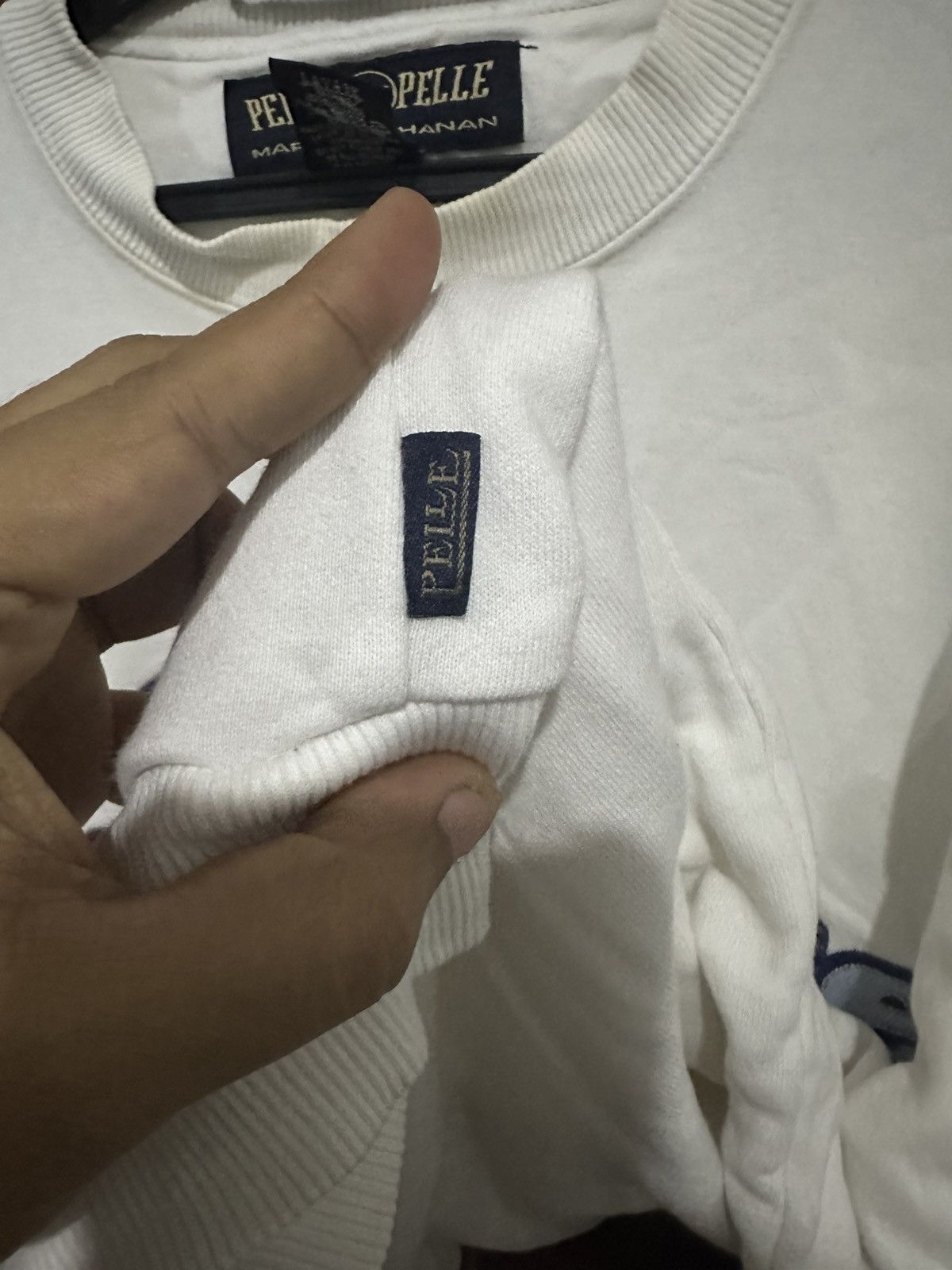 Pelle Pelle Vintage Pelle Pelle X Marc Buchanan Big Logo Sweatshirt Size US XXL / EU 58 / 5 - 5 Thumbnail