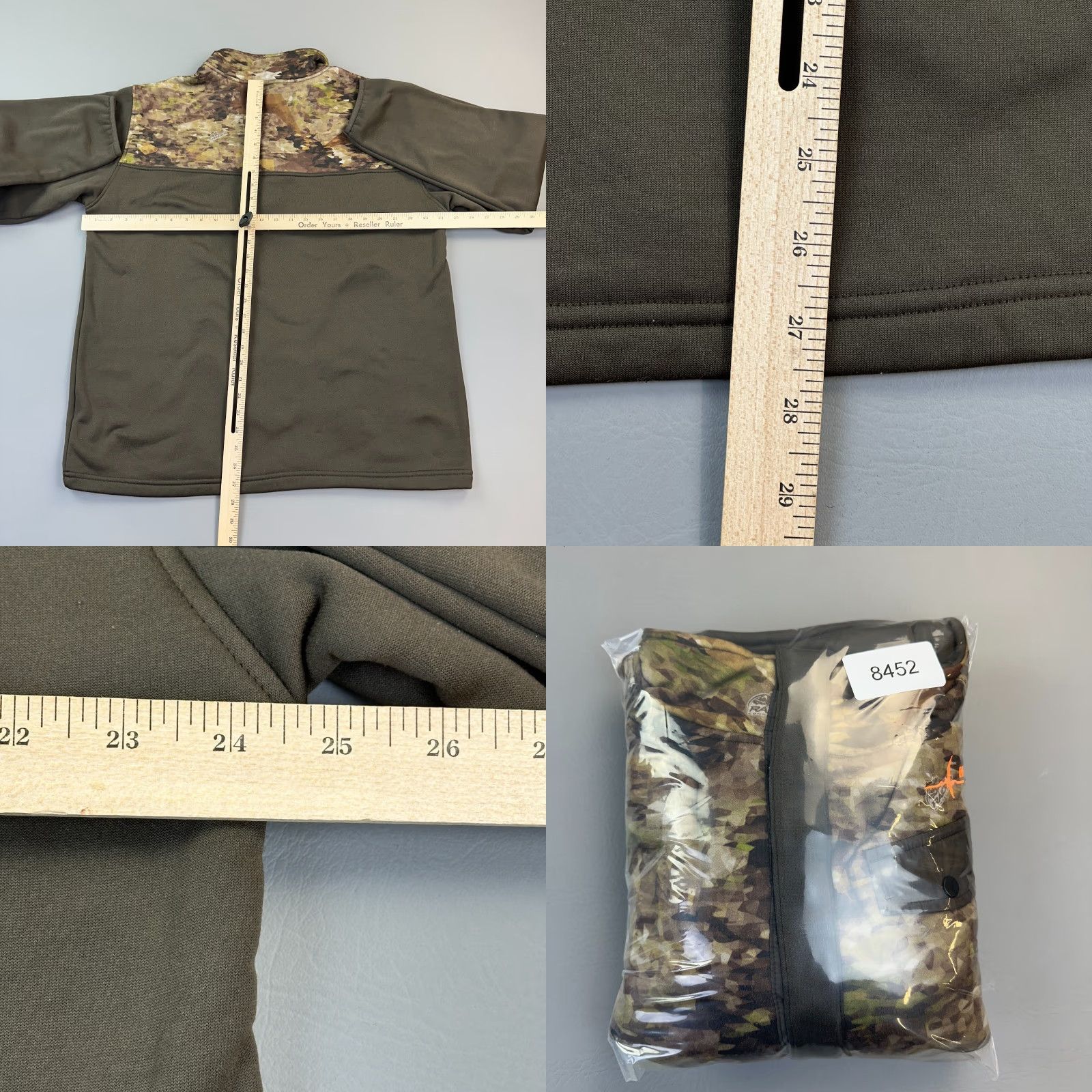Habitat Habit Jacket Mens XL Raider Concealment Camo High Prairie 1/4 Snap Pullover Size US XL / EU 56 / 4 - 8 Thumbnail